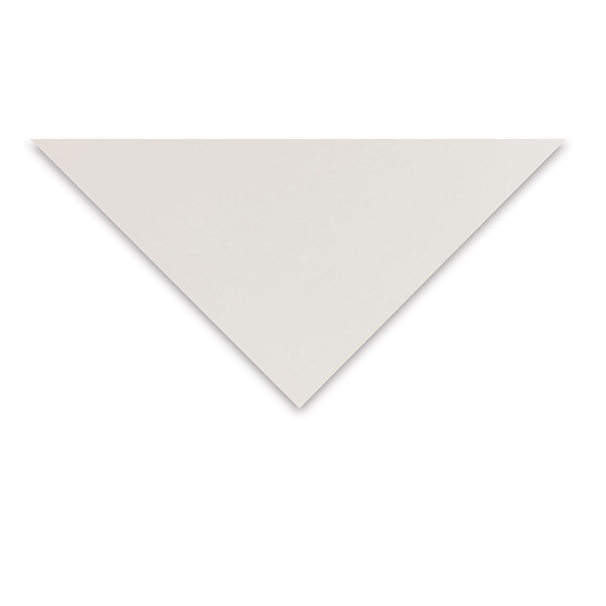 Blick Deluxe White Posterboard - Closeup of corner of Dual-sided White Posterboard