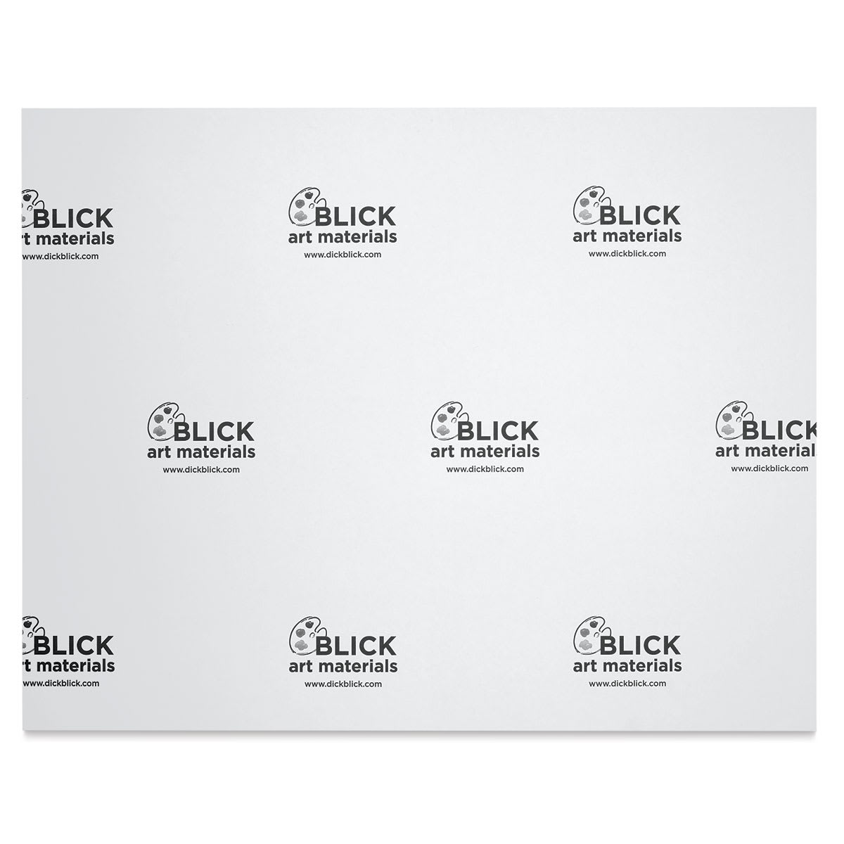 Blick Deluxe White Posterboard - Back of One-sided White Posterboard