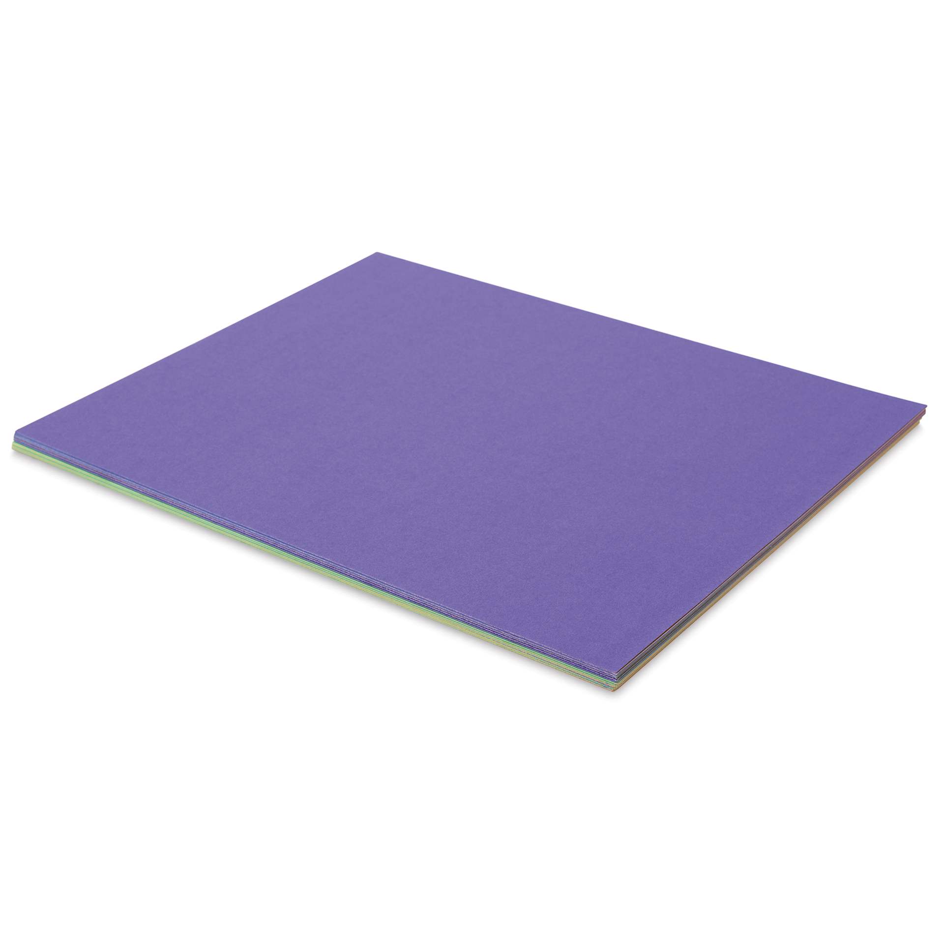 Pacon Railroad Board - 22" x 28" x 4 Ply, Assorted, 50 Sheets, out of packaging