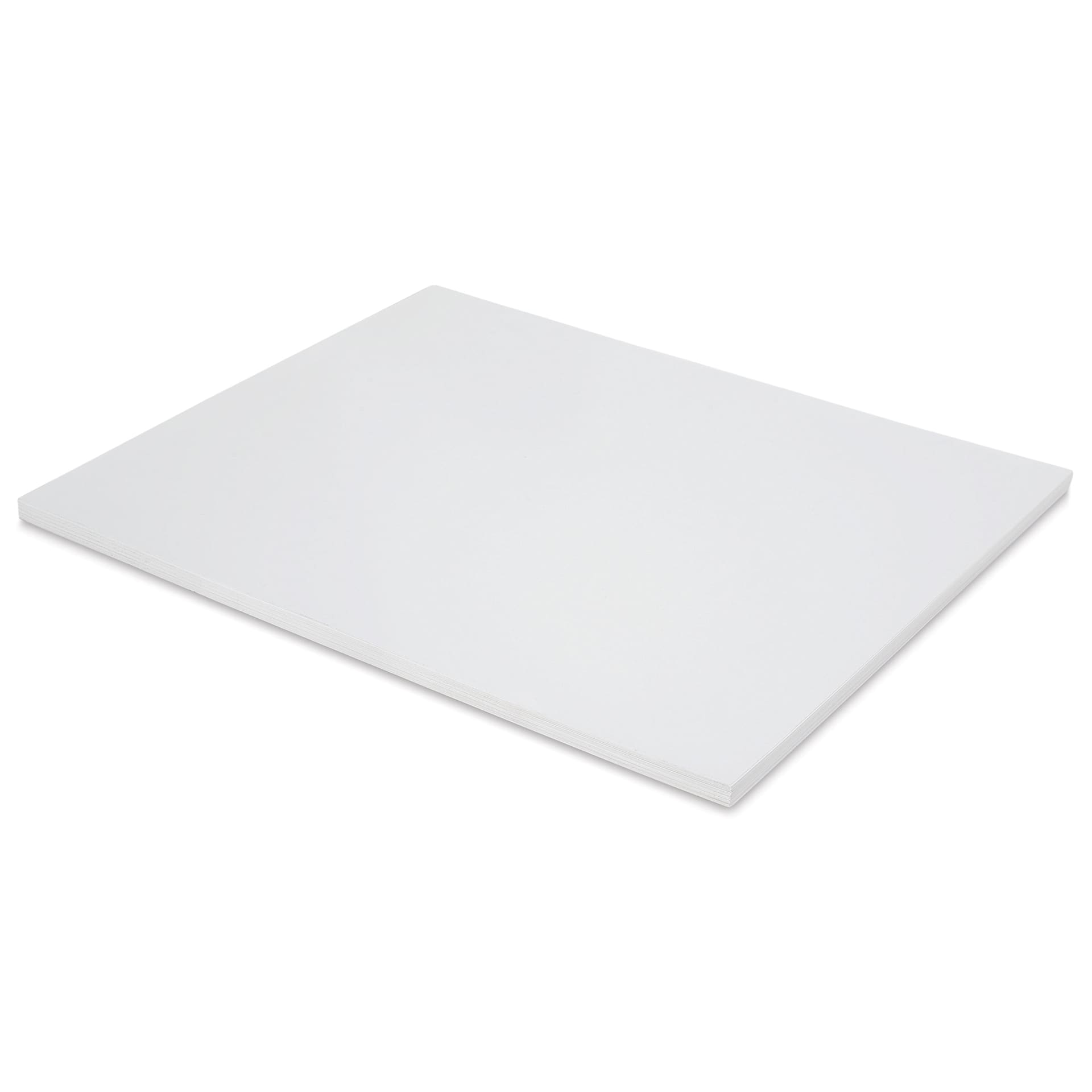 Pacon Railroad Board - 22" x 28" x 4 Ply, White, 50 Sheets, out of packaging