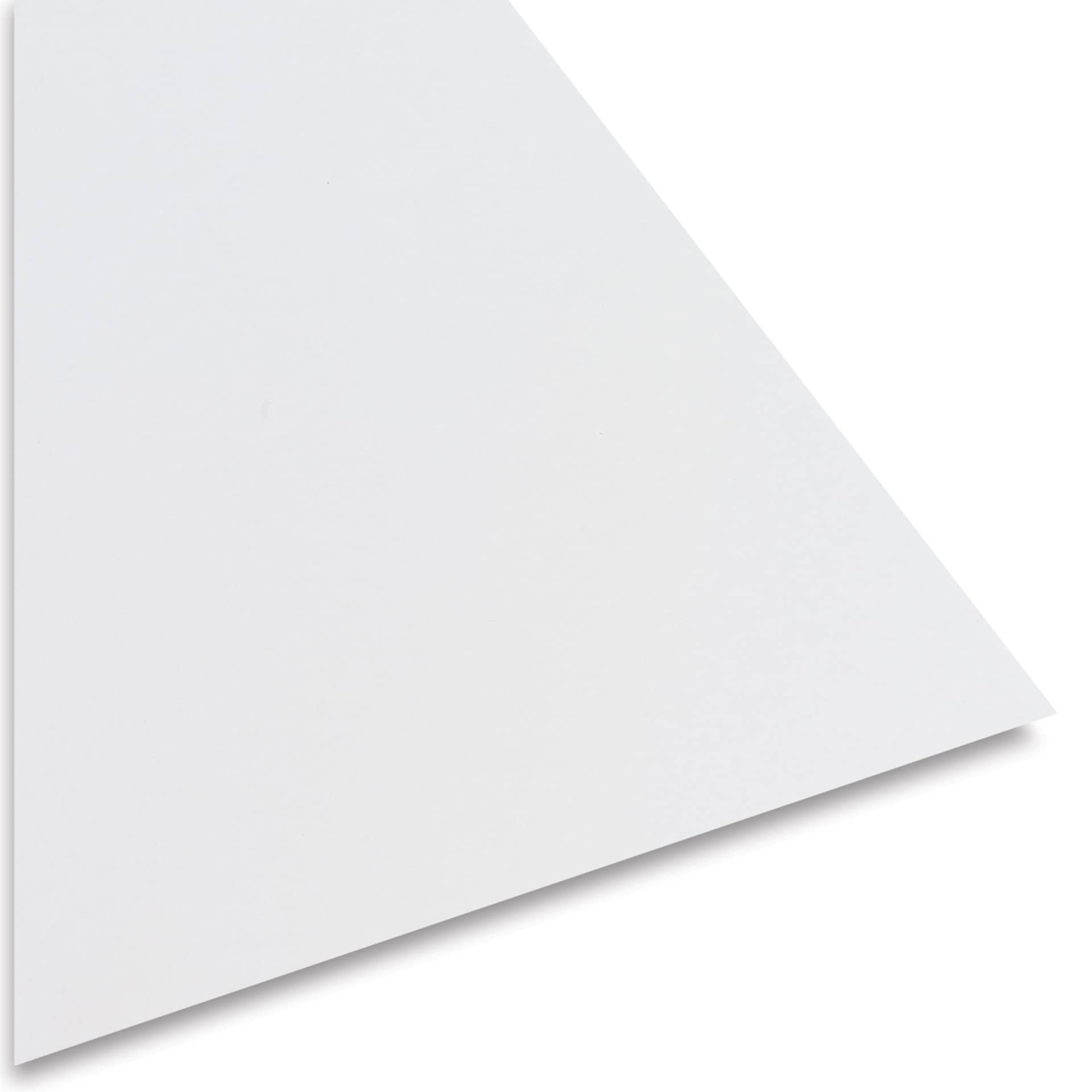 Pacon Railroad Board - 22" x 28" x 6 Ply, White, 100 Sheets
