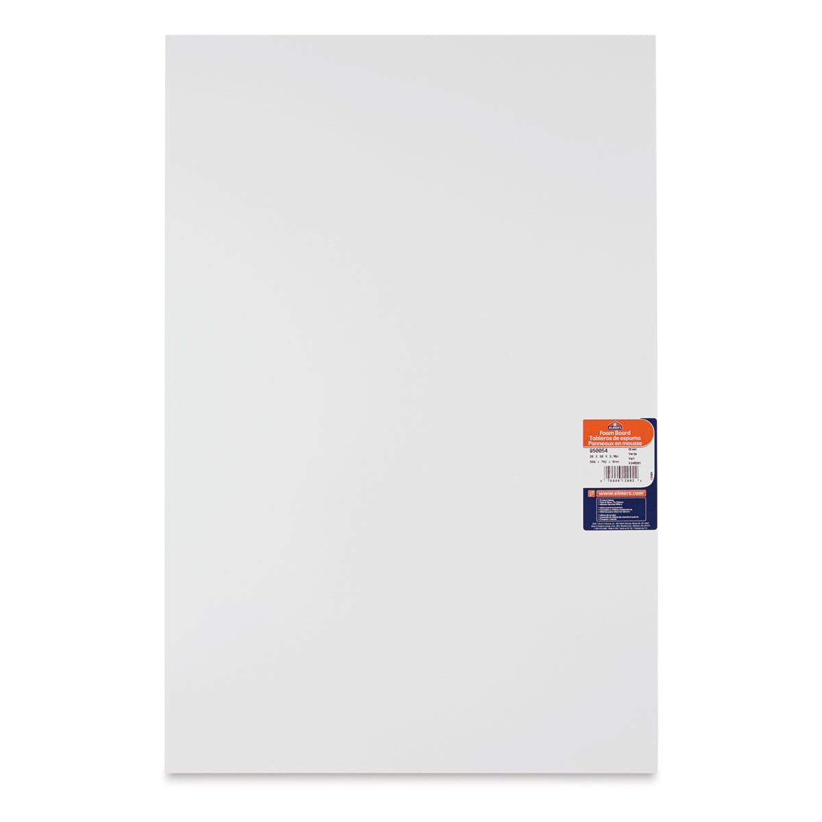 Colored Foamboard - 20" x 30" x 3/16", Green, Single Sheet back