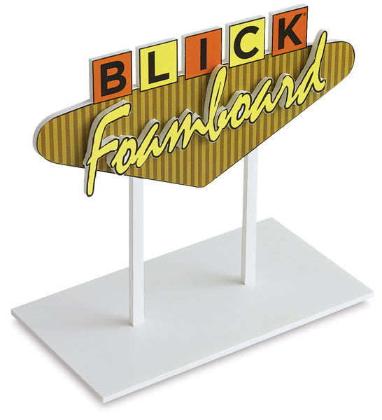 Sign made with Foam Board