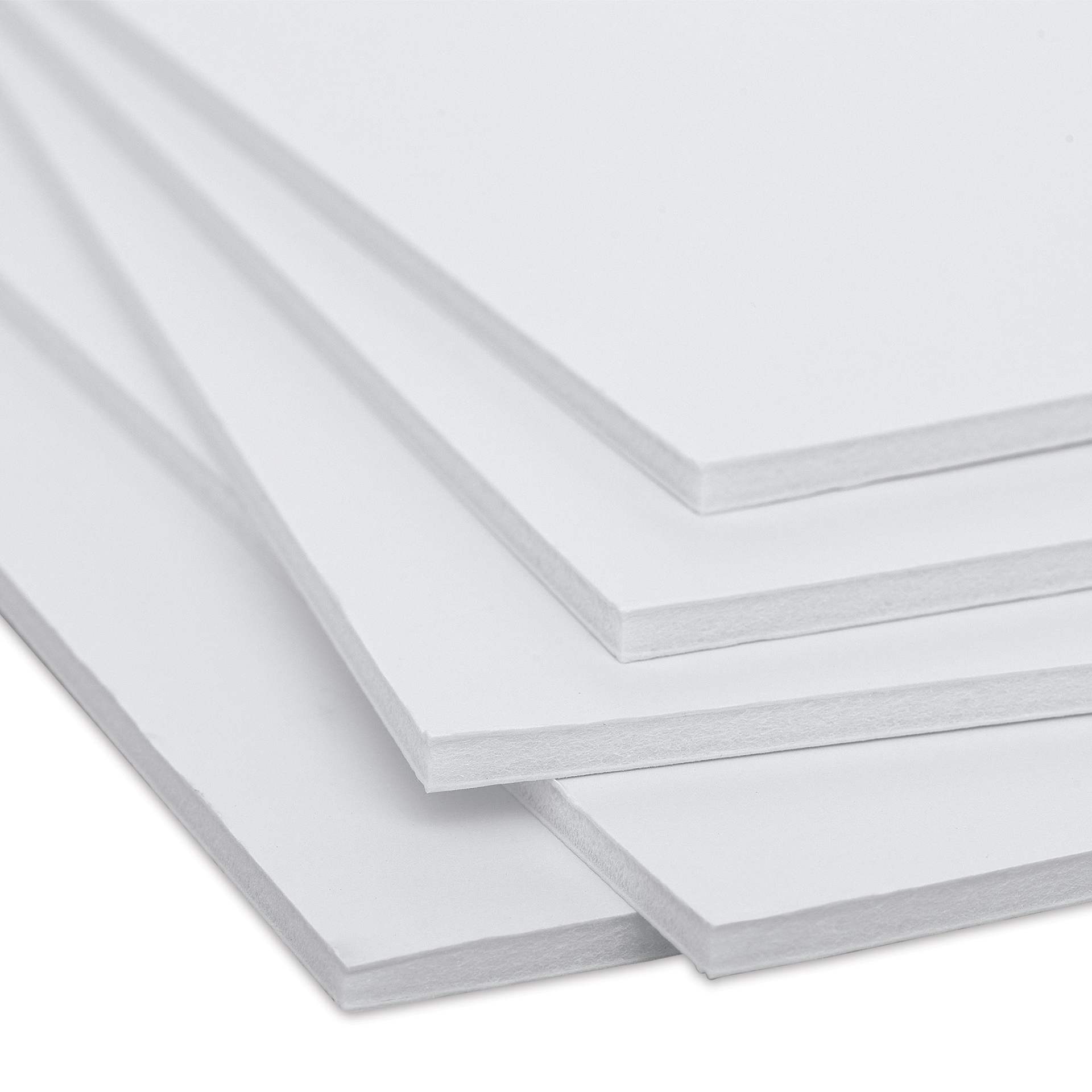 Pacon Ghostline Foam Board - 11" x 14", 3/16", Pkg of 5, boards stacked on top of each other