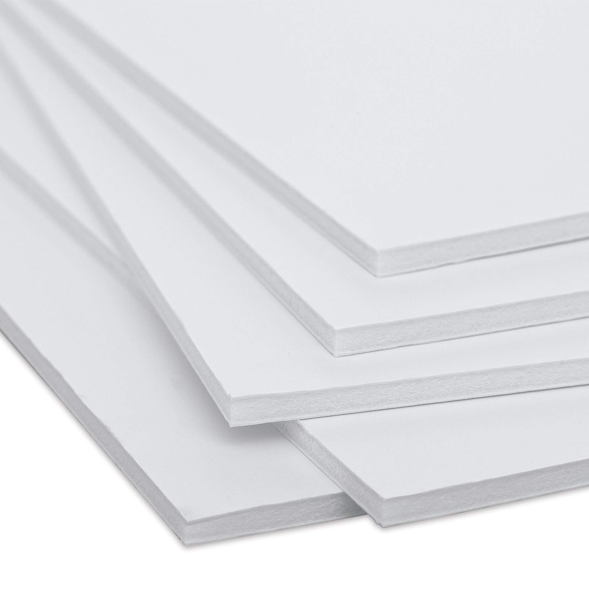 Pacon Ghostline Foam Board - 22" x 28", 3/16", Pkg of 5, boards stacked on top of each other