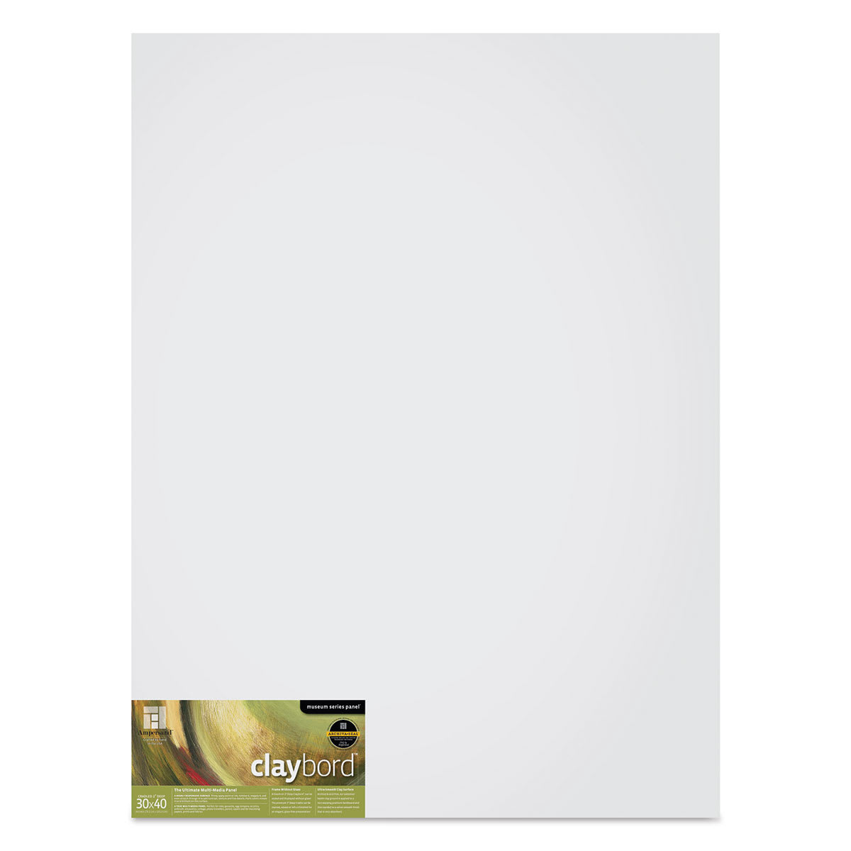 Ampersand Claybord - 30" x 40", 2" Deep Cradled