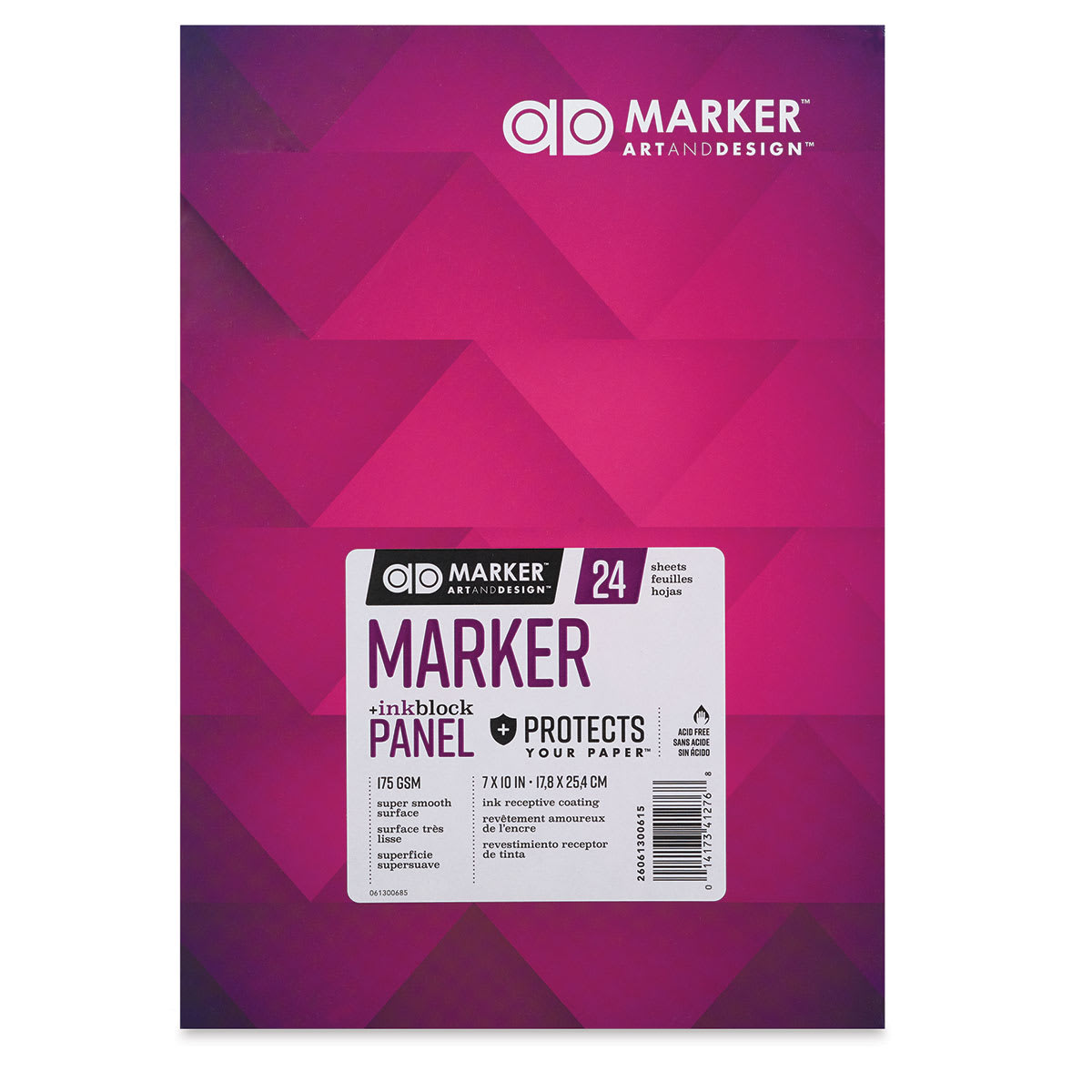 Chartpak Ad Marker Pads - Front cover of 7" x 10" pad