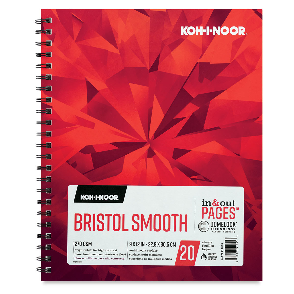 Koh-I-Noor Bristol Pads - Front cover of Bristol Smooth Portrait Pad
