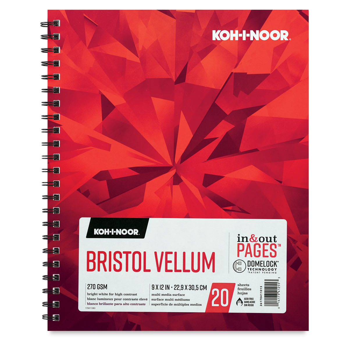 Koh-I-Noor Bristol Pads - Front cover of Bristol Vellum Portrait Pad