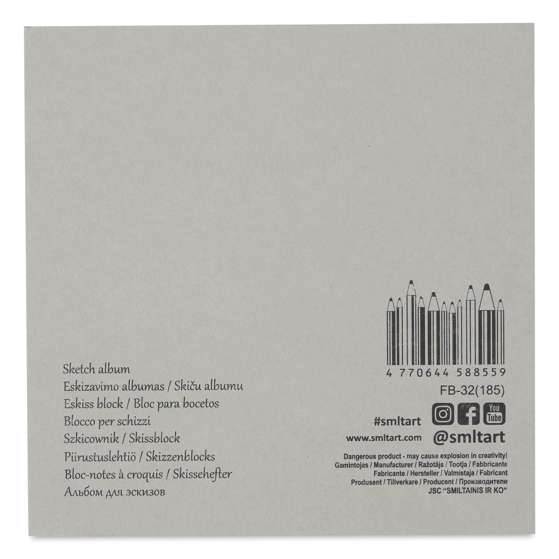 SMLT Art Layflat Bristol Pad, back cover
