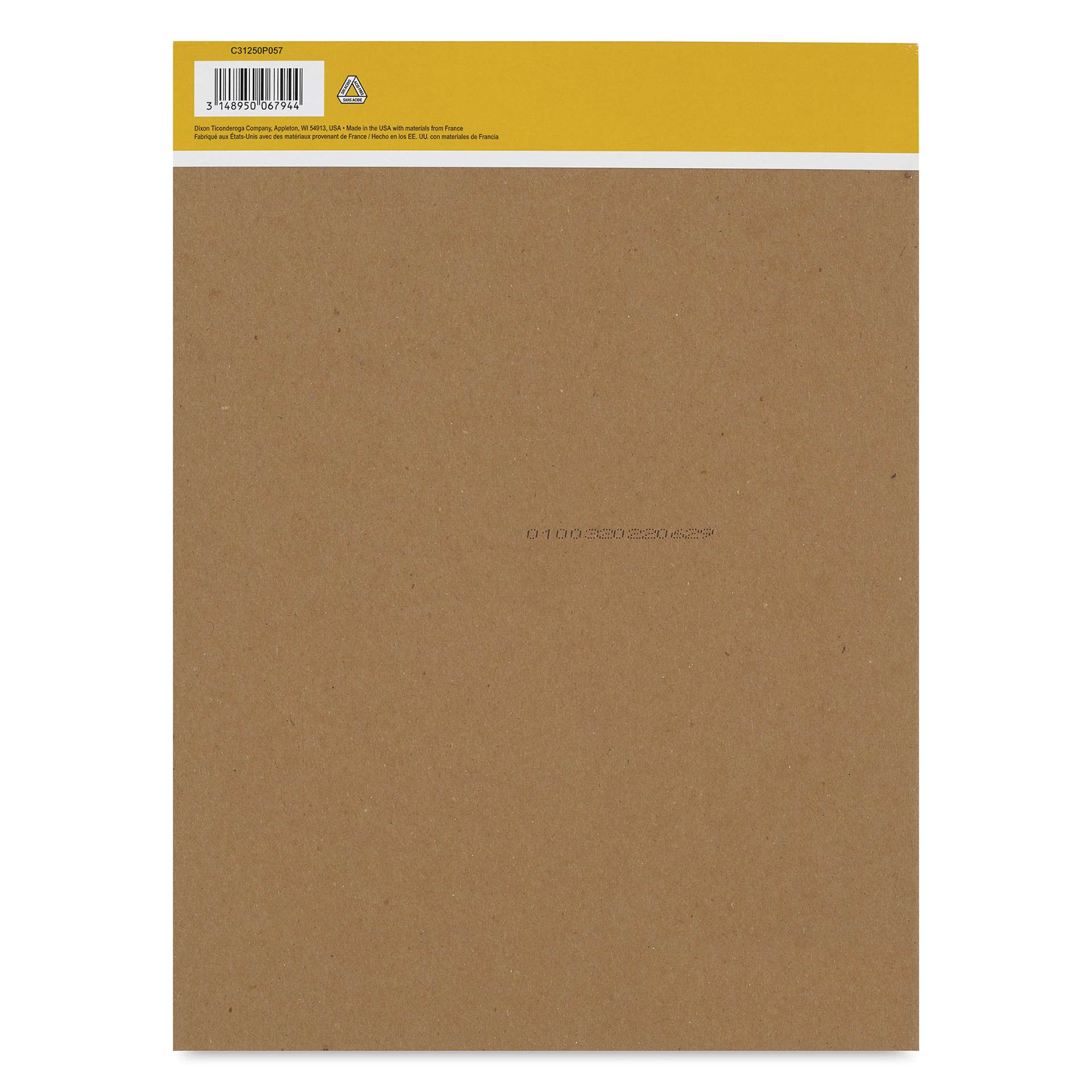 Canson Graduate Bristol Pad - 9" x 12", back cover