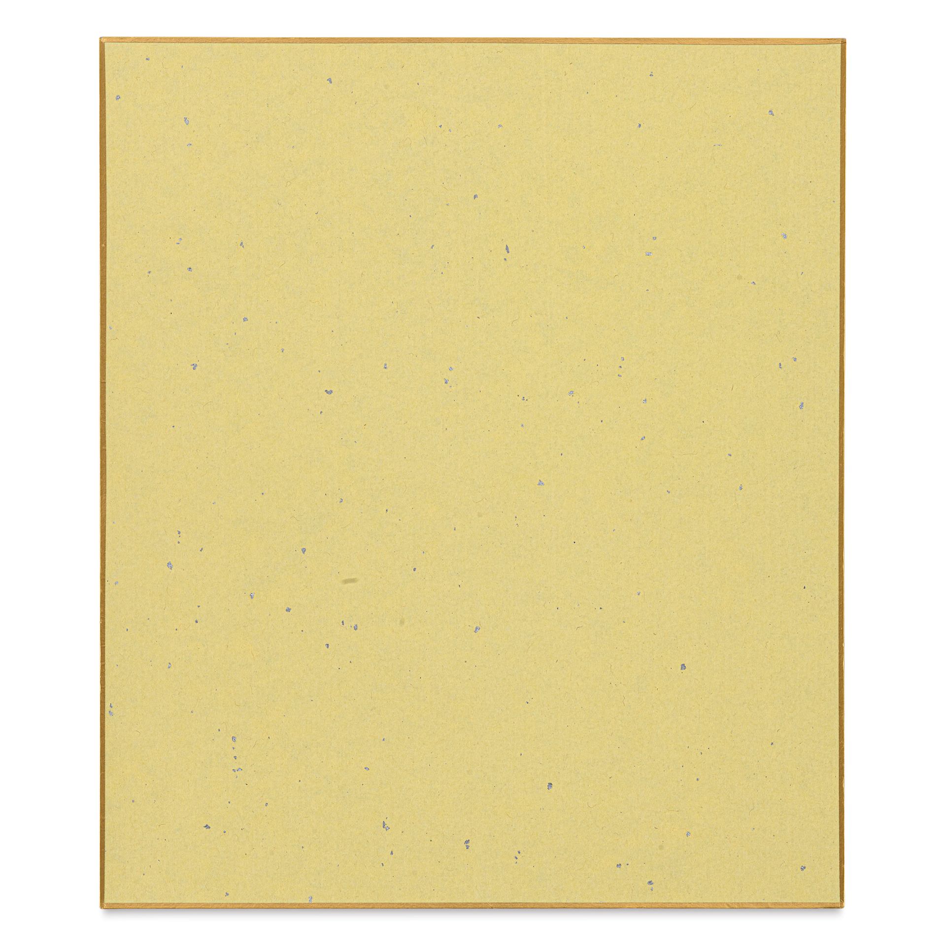 Aitoh Gasen Paper Shikishi Boards - 7" x 8-1/4", Pkg of 50, back of board