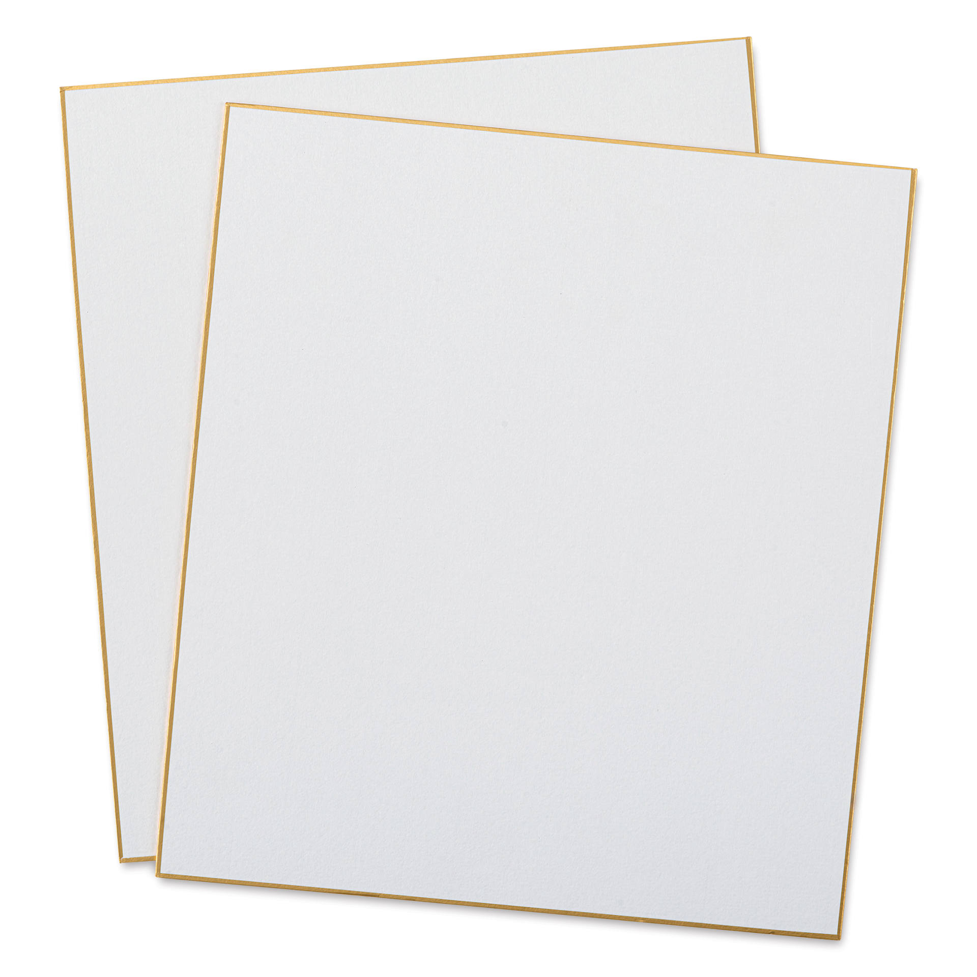 Aitoh Gasen Paper Shikishi Boards - 9-1/2" x 10-3/4", Pkg of 2