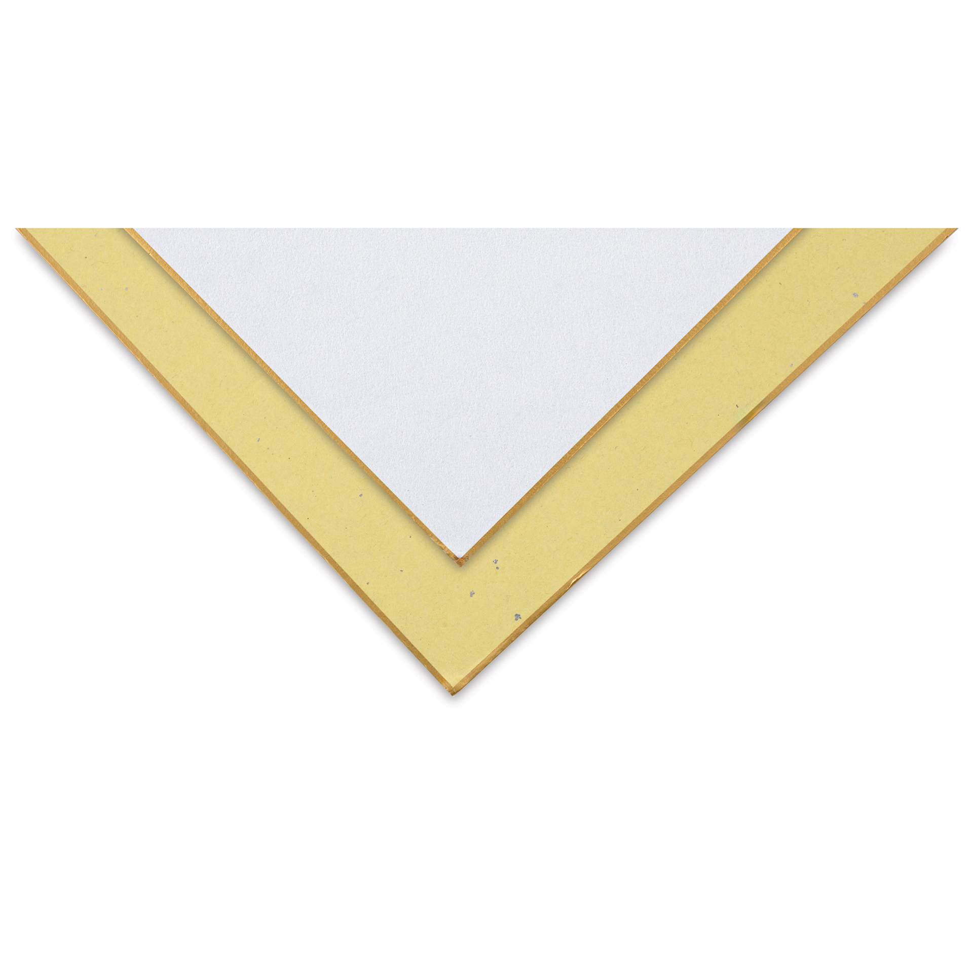 Aitoh Hosho Paper Shikishi Boards - 12-3/5" x 16-1/10", Pkg of 2, front and back of board