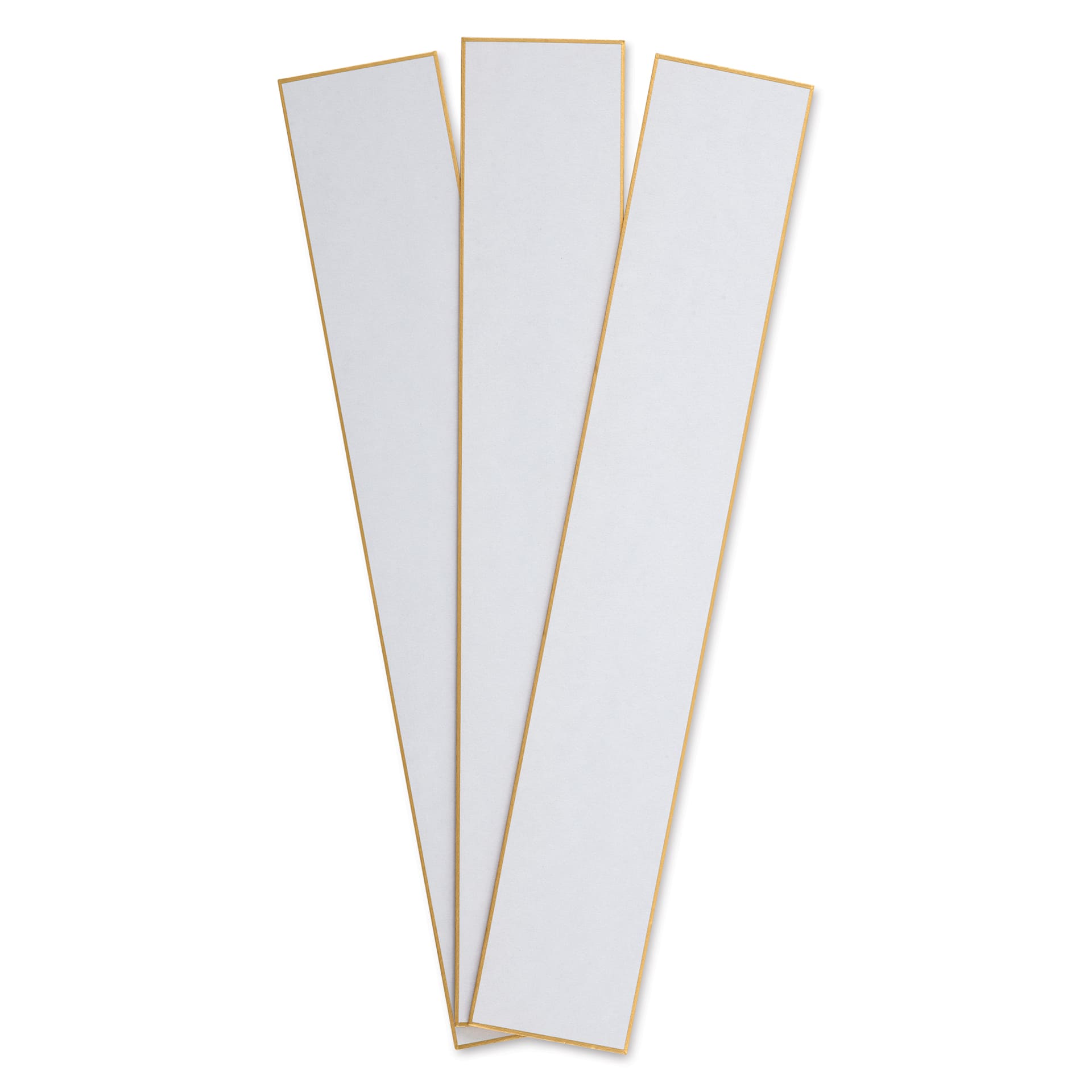 Aitoh Hosho Paper Shikishi Boards - 2-1/5" x 14-1/4", Pkg of 3
