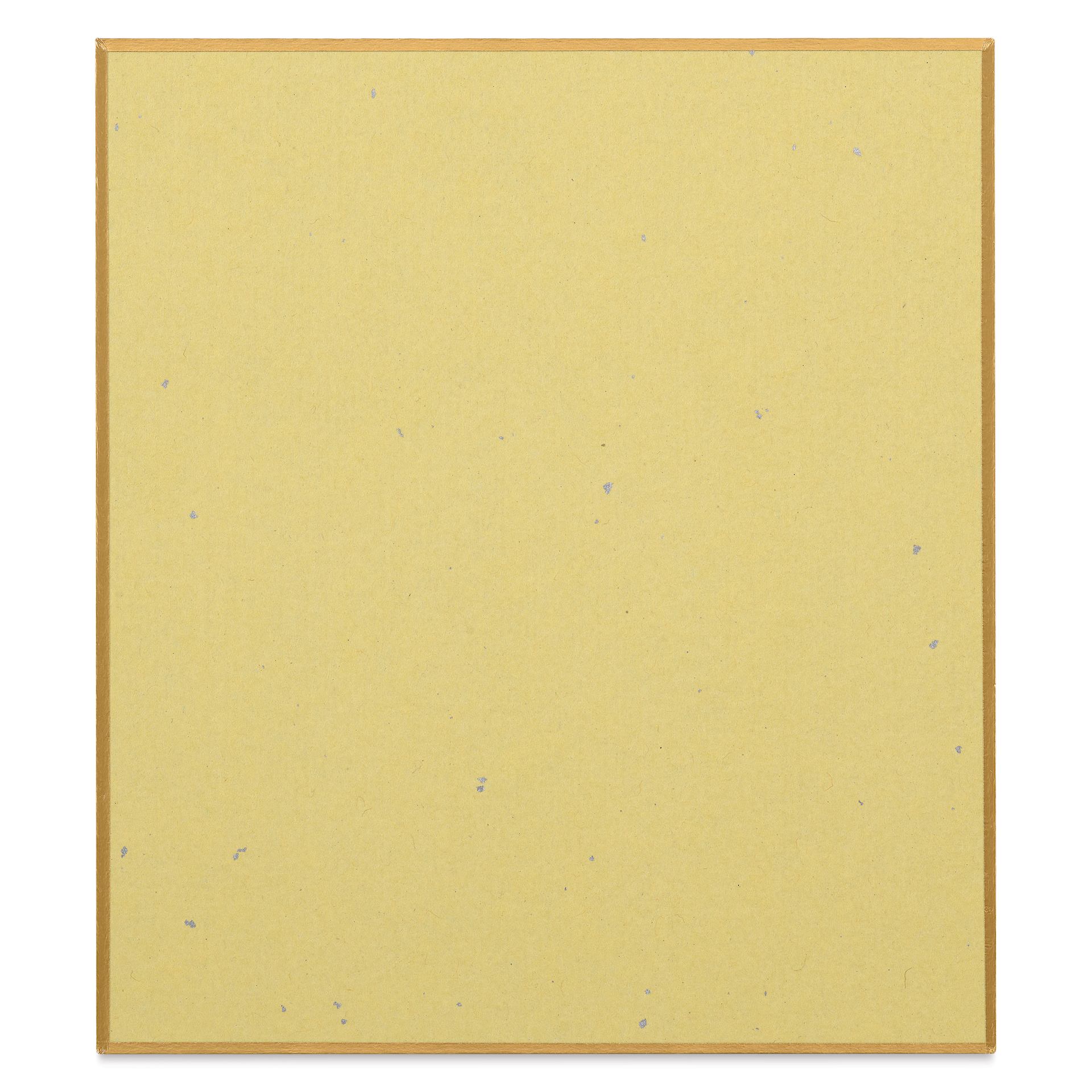 Aitoh Hosho Paper Shikishi Boards - 4-3/4" x 5-1/4", Pkg of 3, back of board