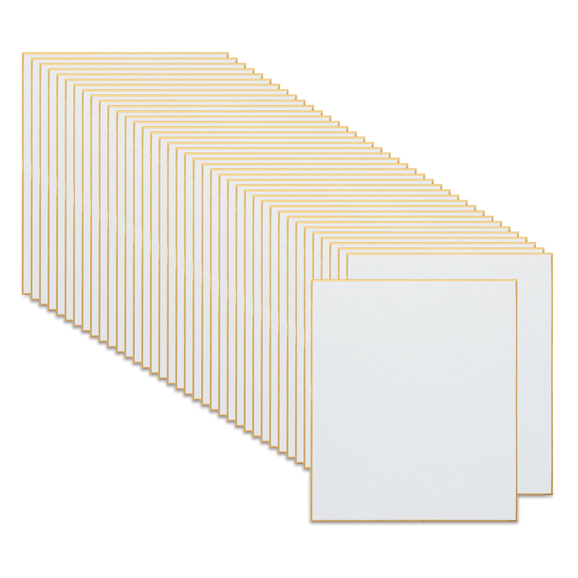 Aitoh Hosho Paper Shikishi Boards - 7" x 8-1/4", Pkg of 50