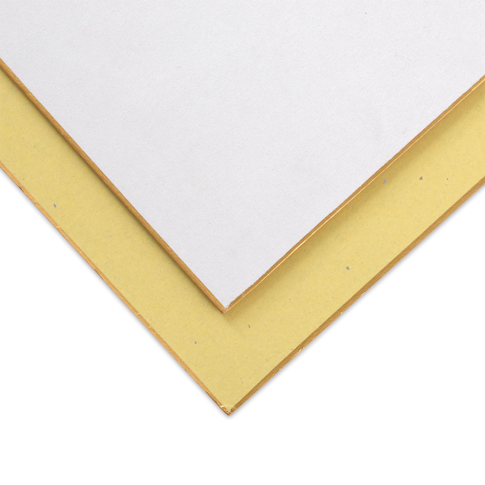 Aitoh Hosho Paper Shikishi Boards - 9-1/2" x 10-3/4", Pkg of 2, front and back of boards