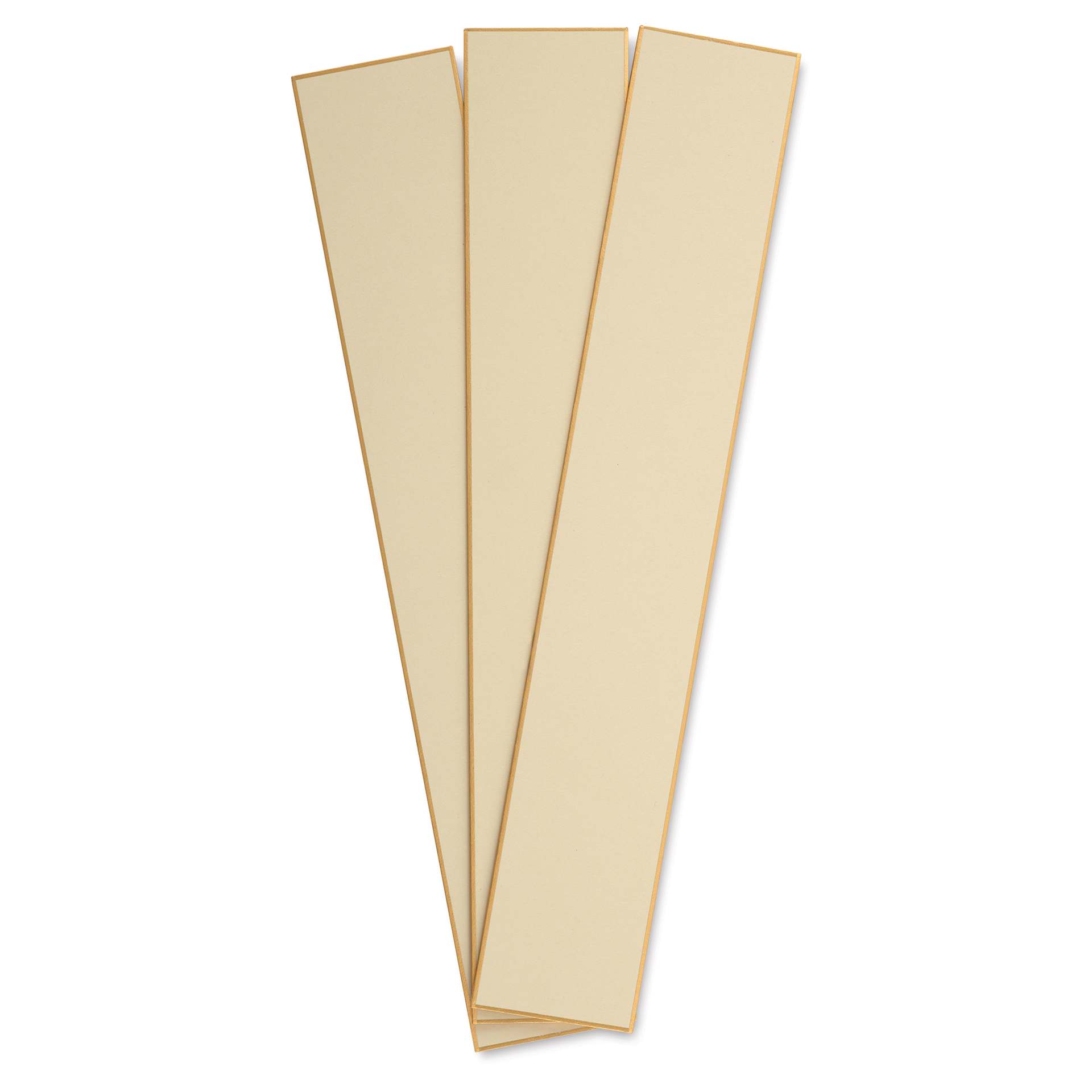 Aitoh Torinoko Paper Shikishi Boards - 2-1/5" x 14-1/4", Pkg of 3