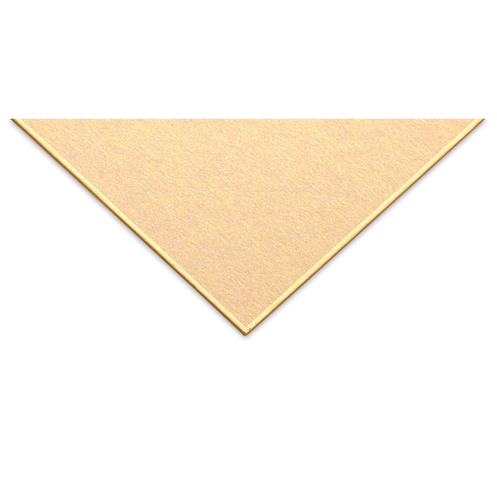 Aitoh Gold Paper Shikishi Boards - 9-1/2" x 10-3/4", Pkg of 2, corner of board