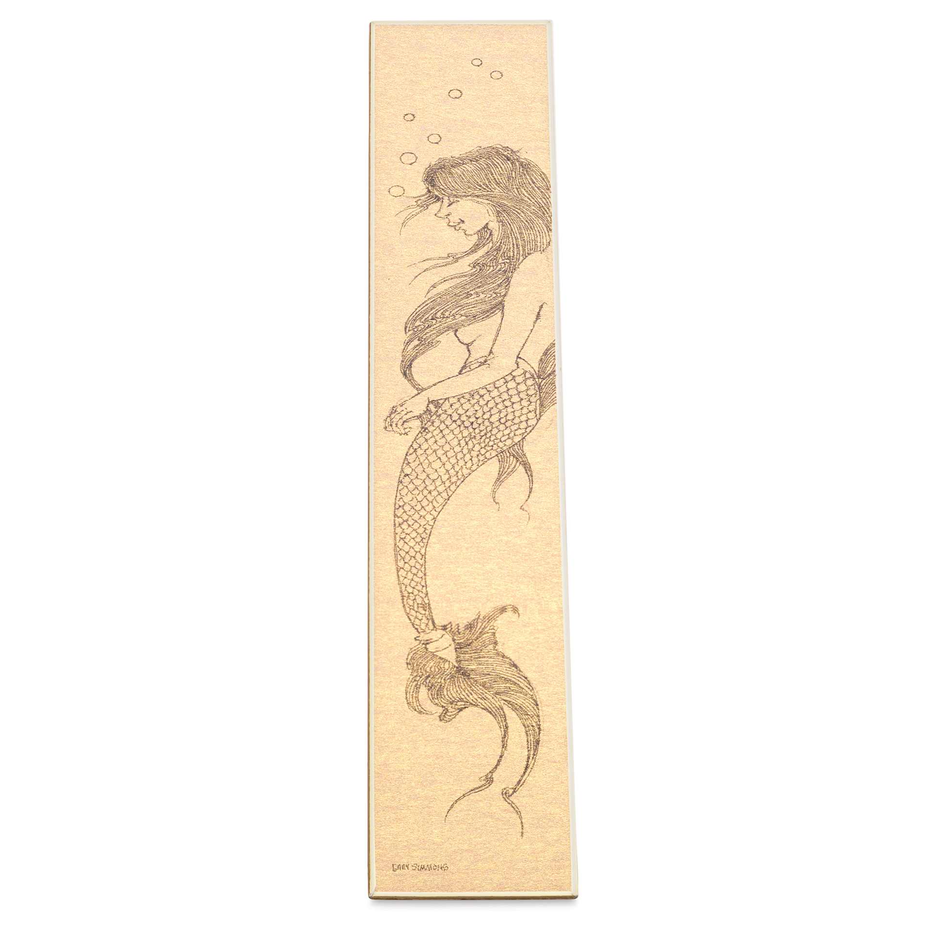 Aitoh Gold Paper Shikishi Boards - 2-1/5" x 14-1/4", Pkg of 3, finished artwork
