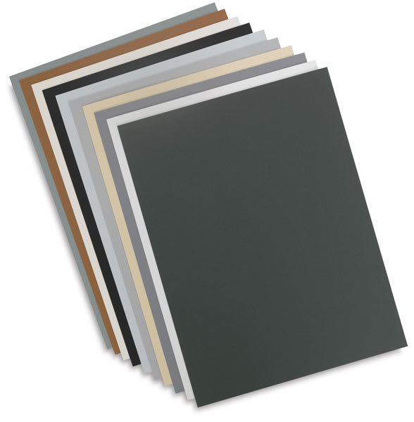 Crescent Dry Mixed Media Boards - Several colors of Boards shown
