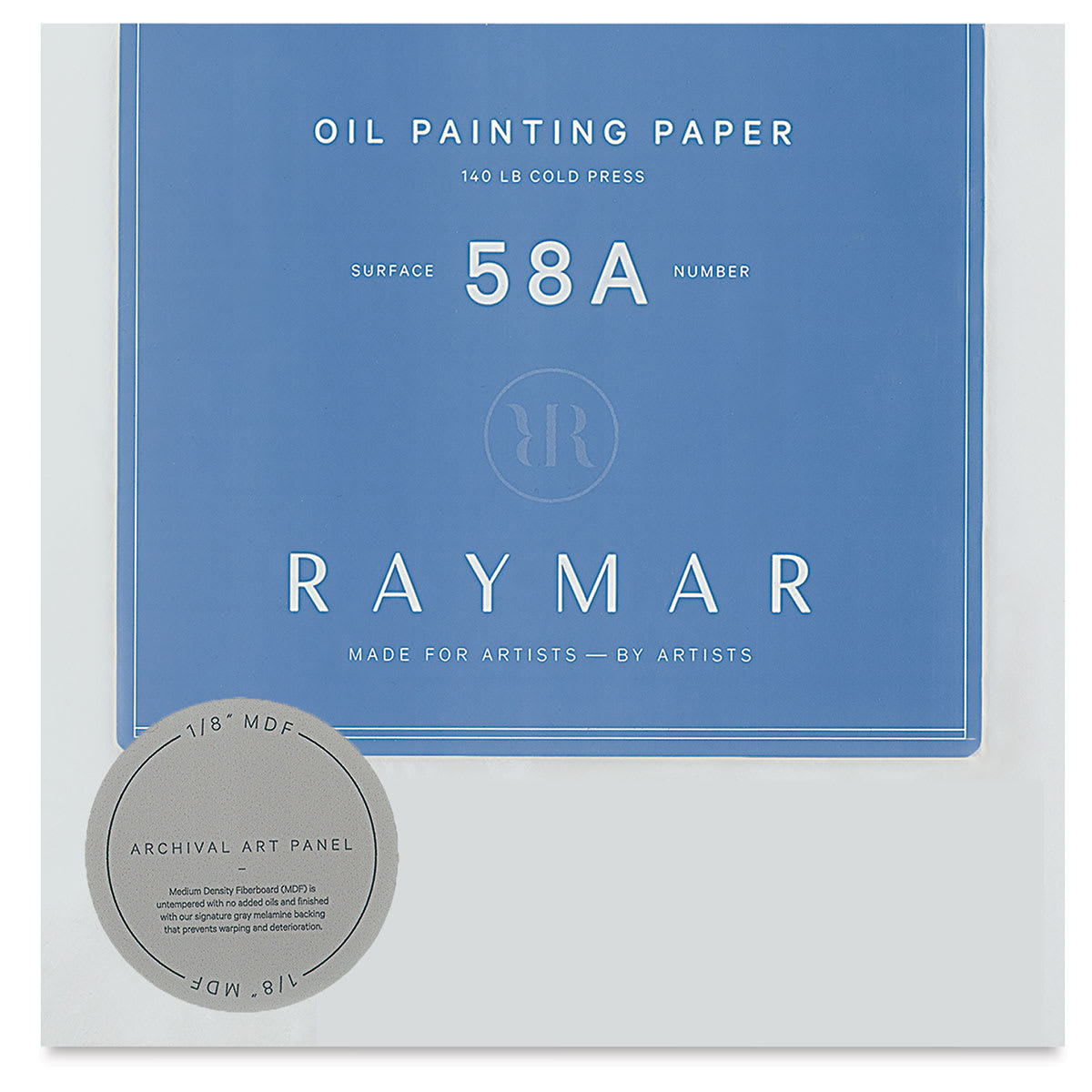 RayMar Arches Oil Paper Panel - 6" x 6