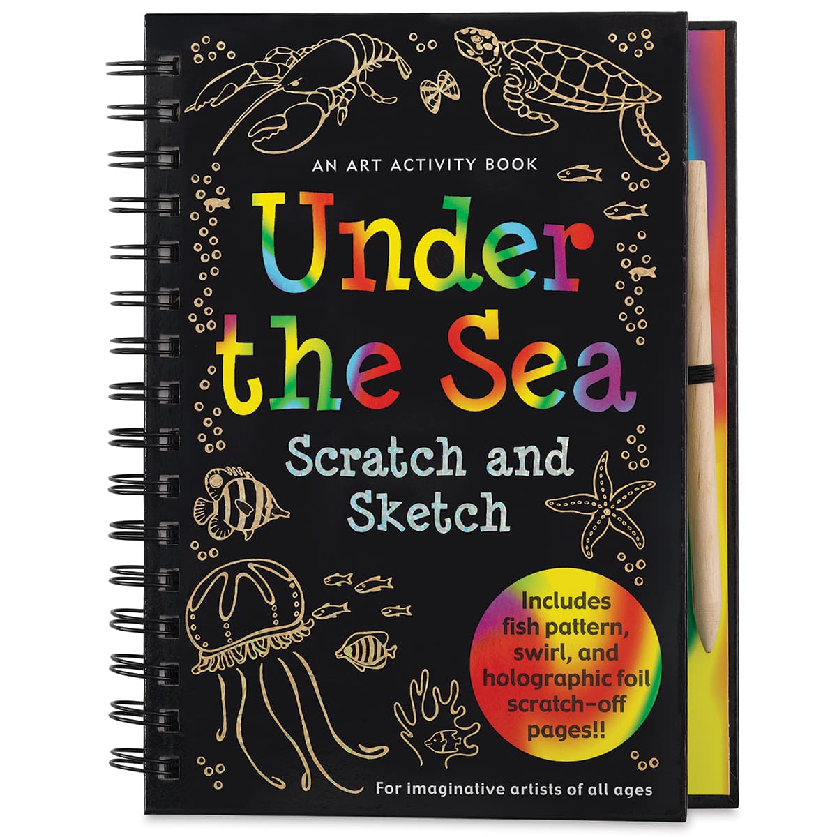 Scratch and Sketch Art Activity Books