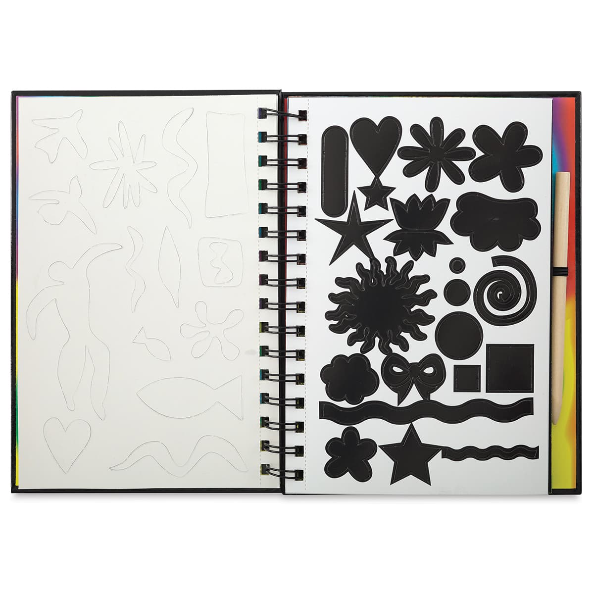 Scratch and Sketch Art Activity Books