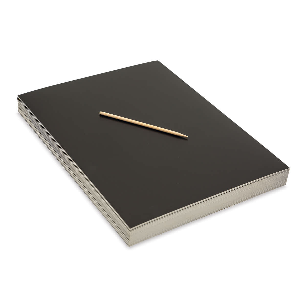 Now You See It Scratch and Reveal Art Paper - Gold Glimmer, Pkg of 50 Sheets, with etching stick