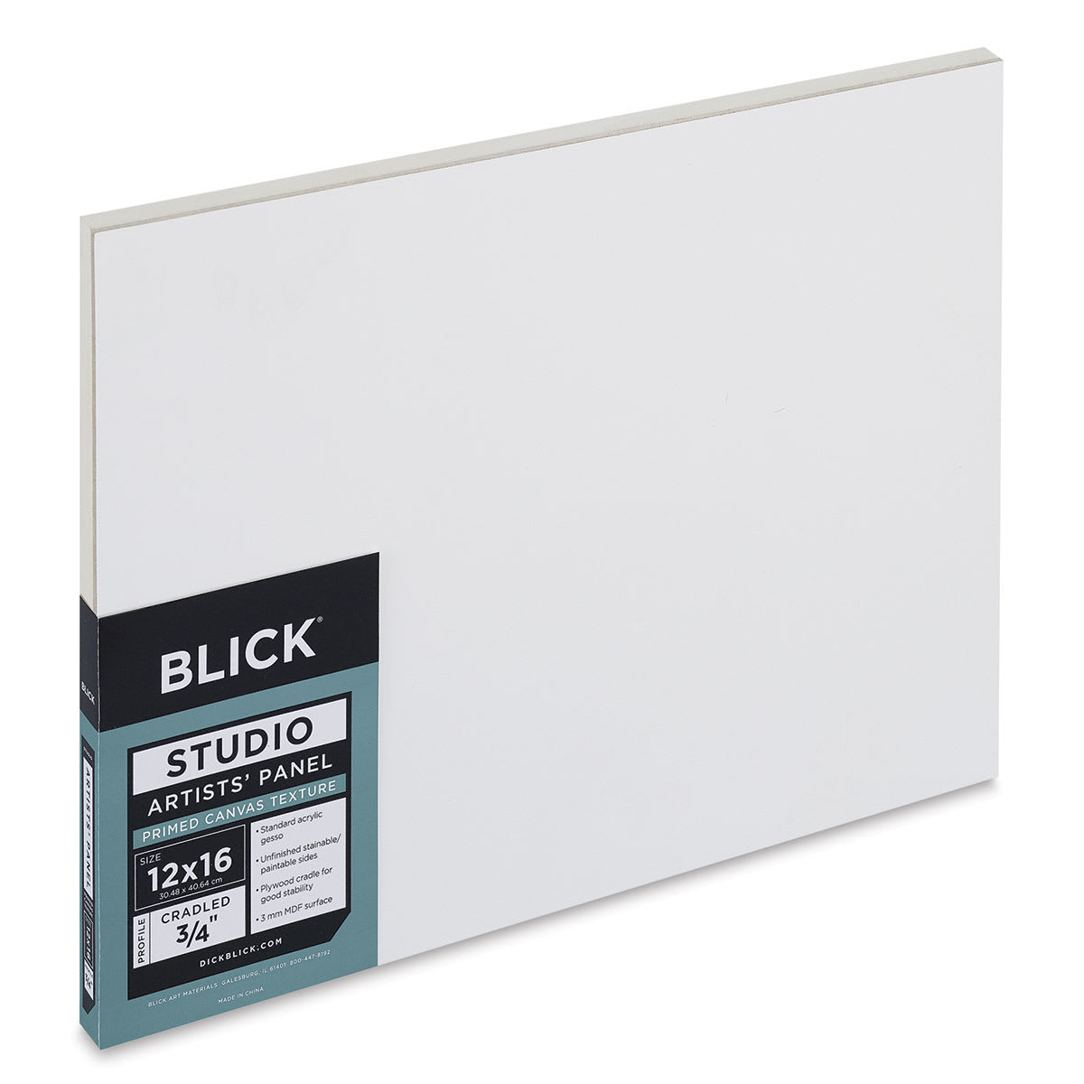 Blick Studio Artists' Board - 12" x 16" x 3/4", Traditional angled