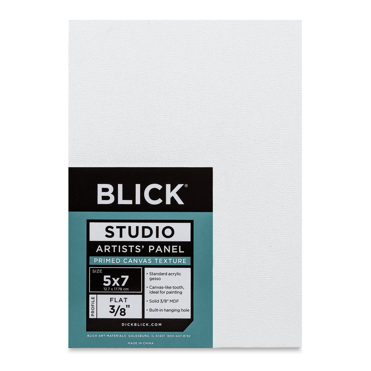 Blick Studio Artists' Board - 5" x 7" x 3/8", Flat front
