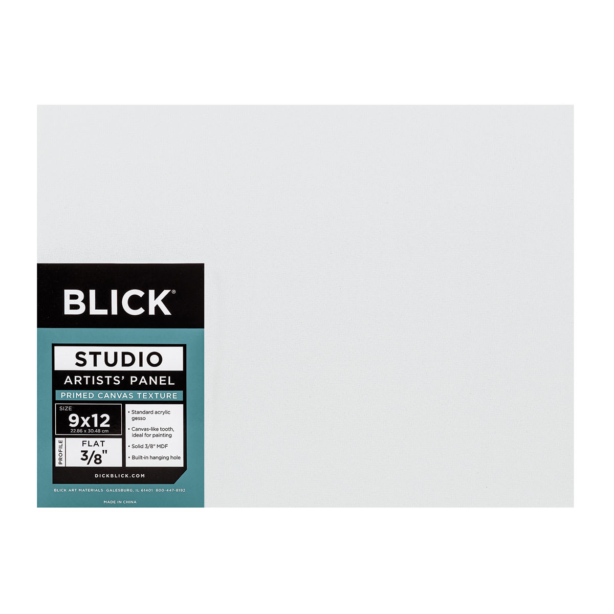 Blick Studio Artists' Board - 9" x 12" x 3/8", Flat front