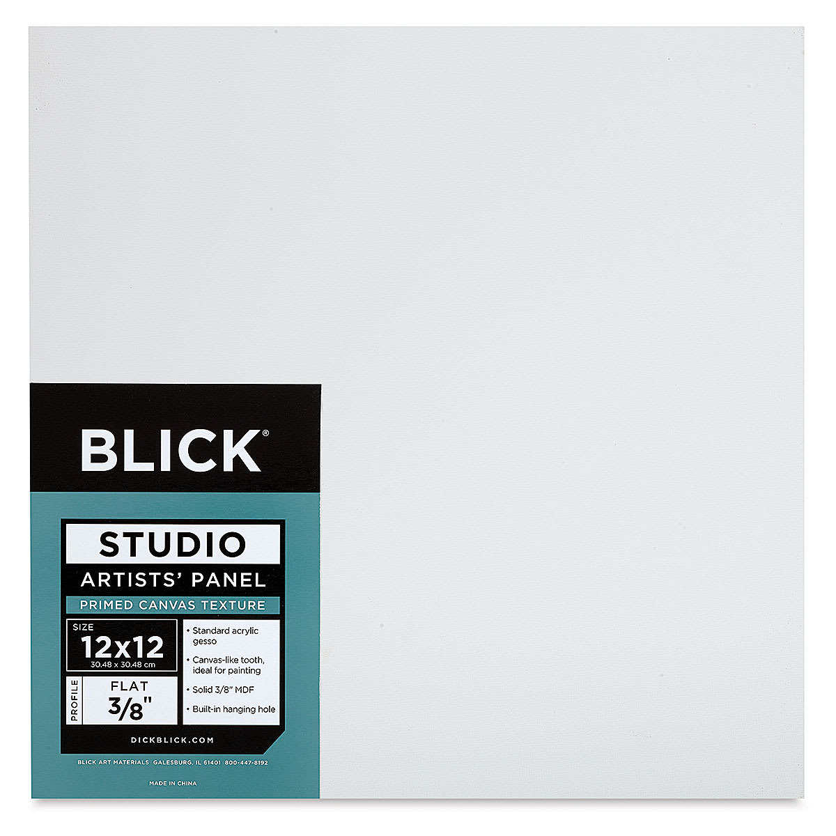 Blick Studio Artists' Board - 12" x 12" x 3/8", Flat