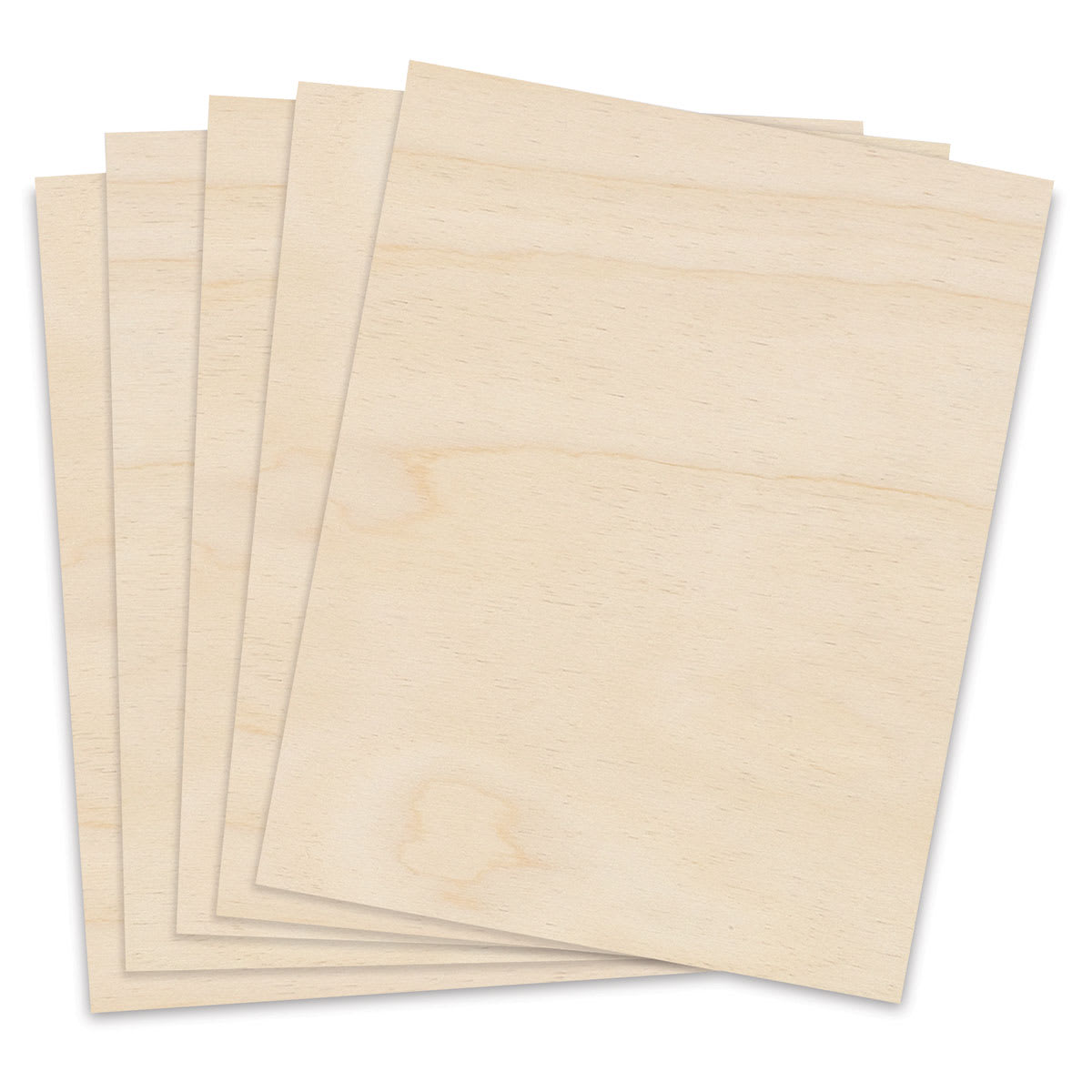 Birch Panel Pack - 12" x 16" x 1/8", Pkg of 5