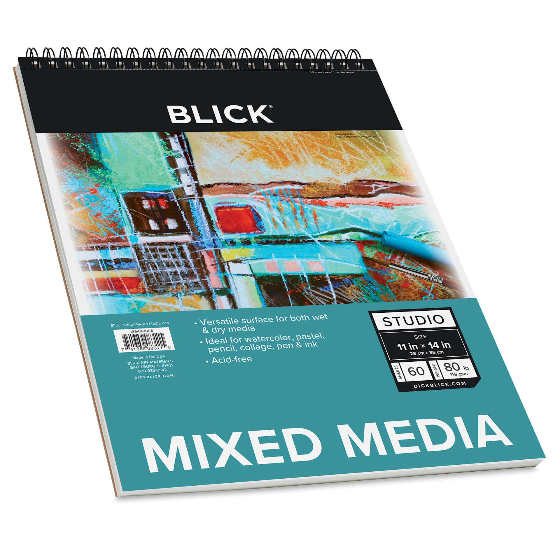 Blick Studio Mixed Media Pad - 11" x 14", 60 Sheets