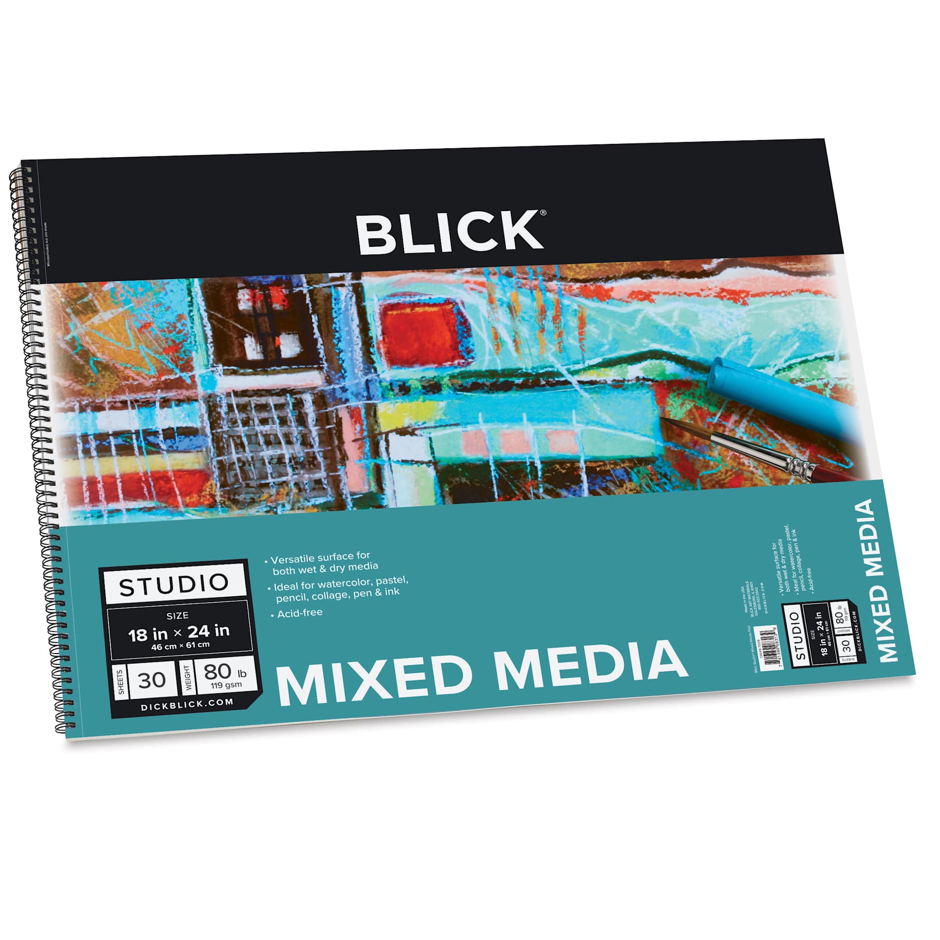 Blick Studio Mixed Media Pad - 18" x 24", 30 Sheets