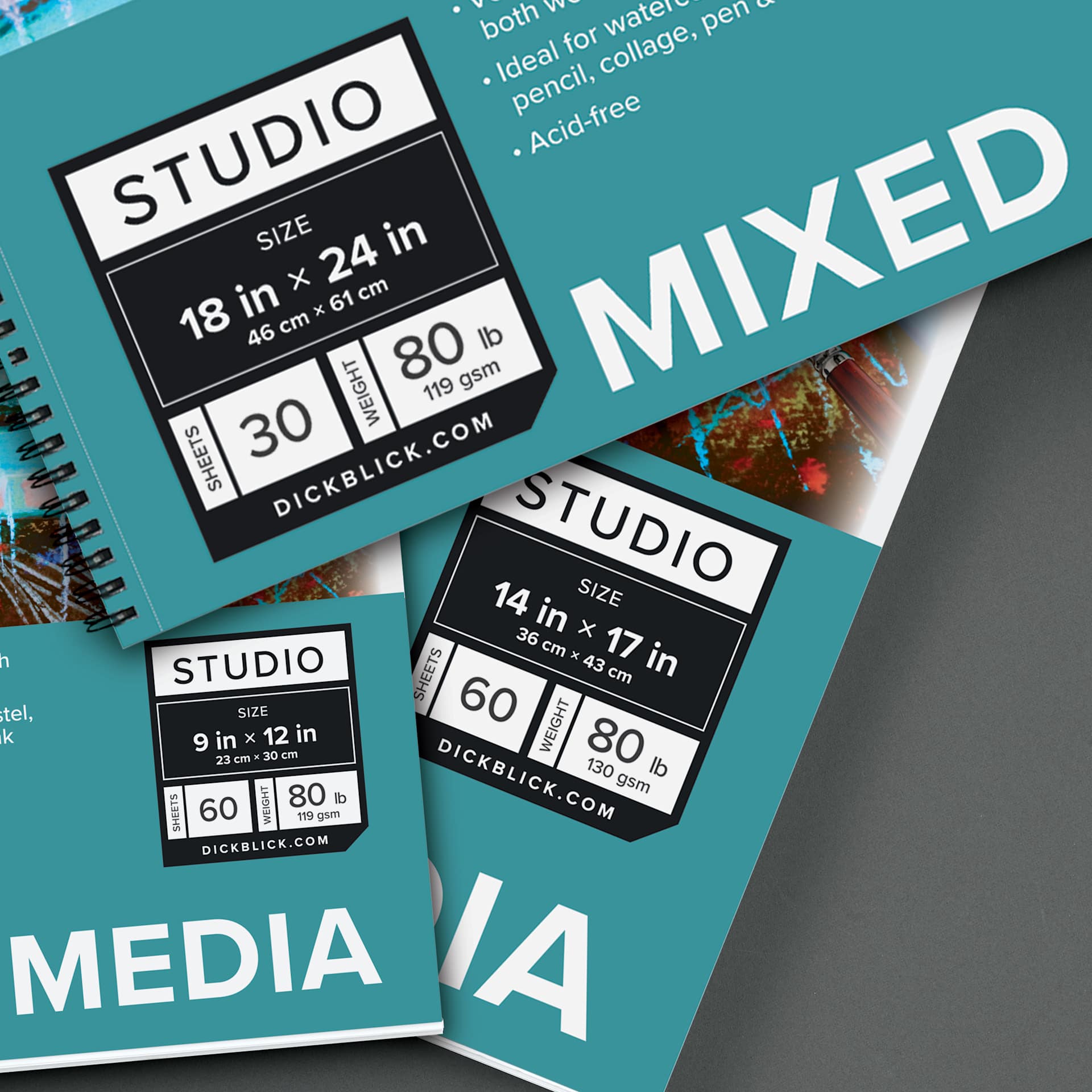 Blick Studio Mixed Media Pads, close-up