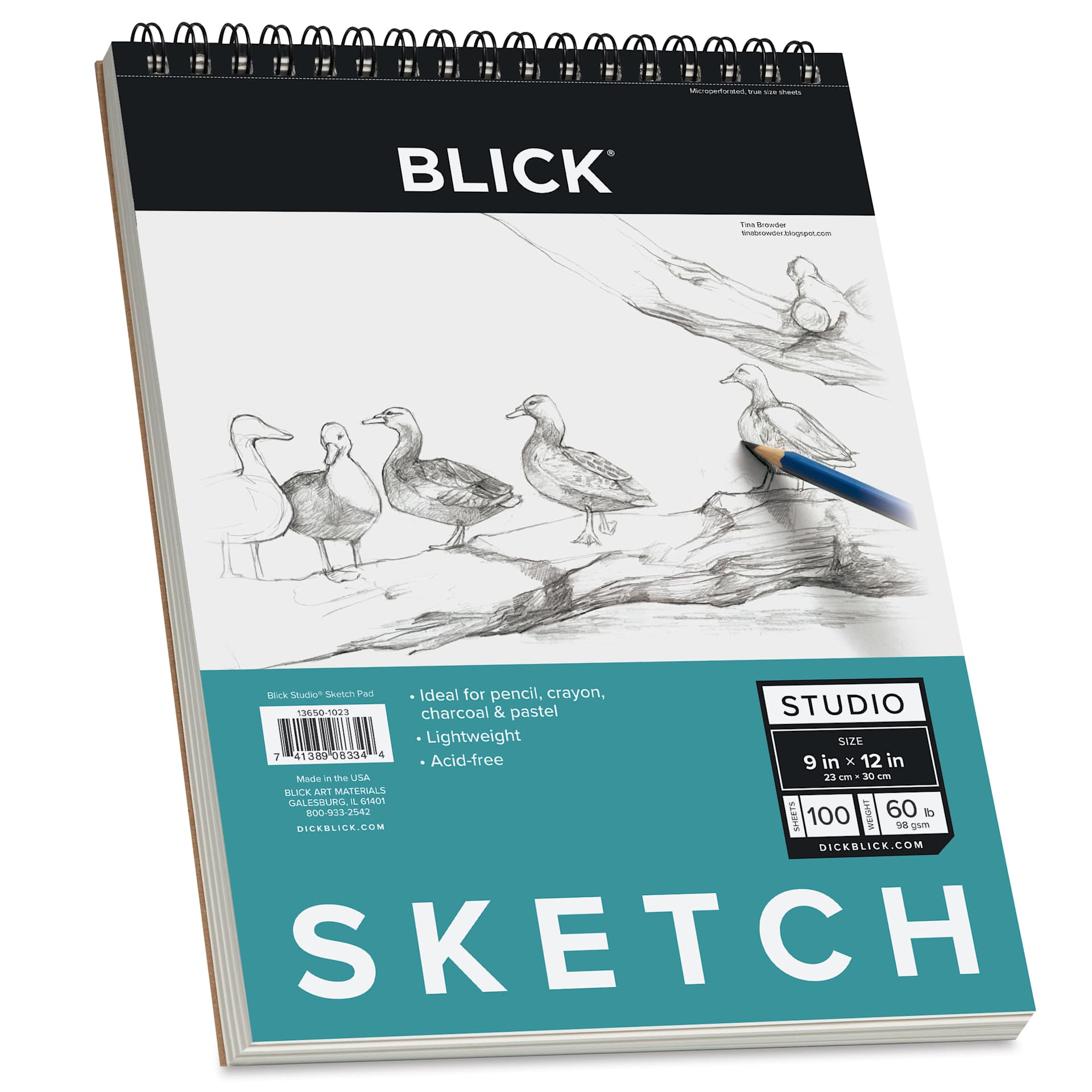 Blick Studio Sketch Pad - 9" x 12", 100 Sheets