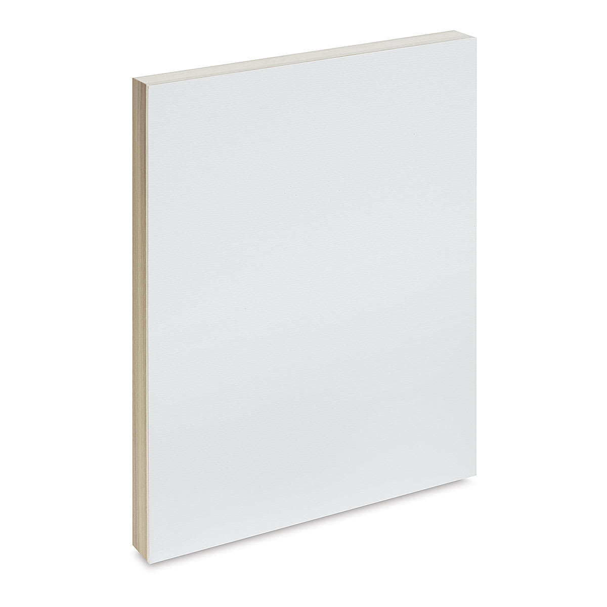 American Easel Wood Painting Panels - Angled view of Primed panel, sold as part of select packs