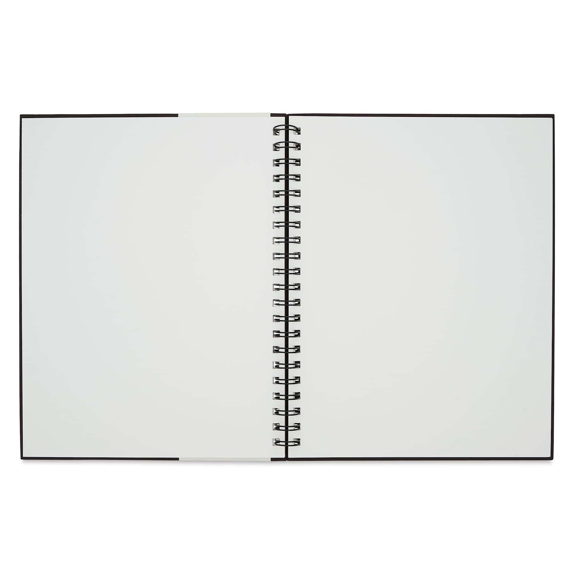 Strathmore 500 Series Mixed Media Hardcover Wirebound Art Book - 8-1/2" x 11", open