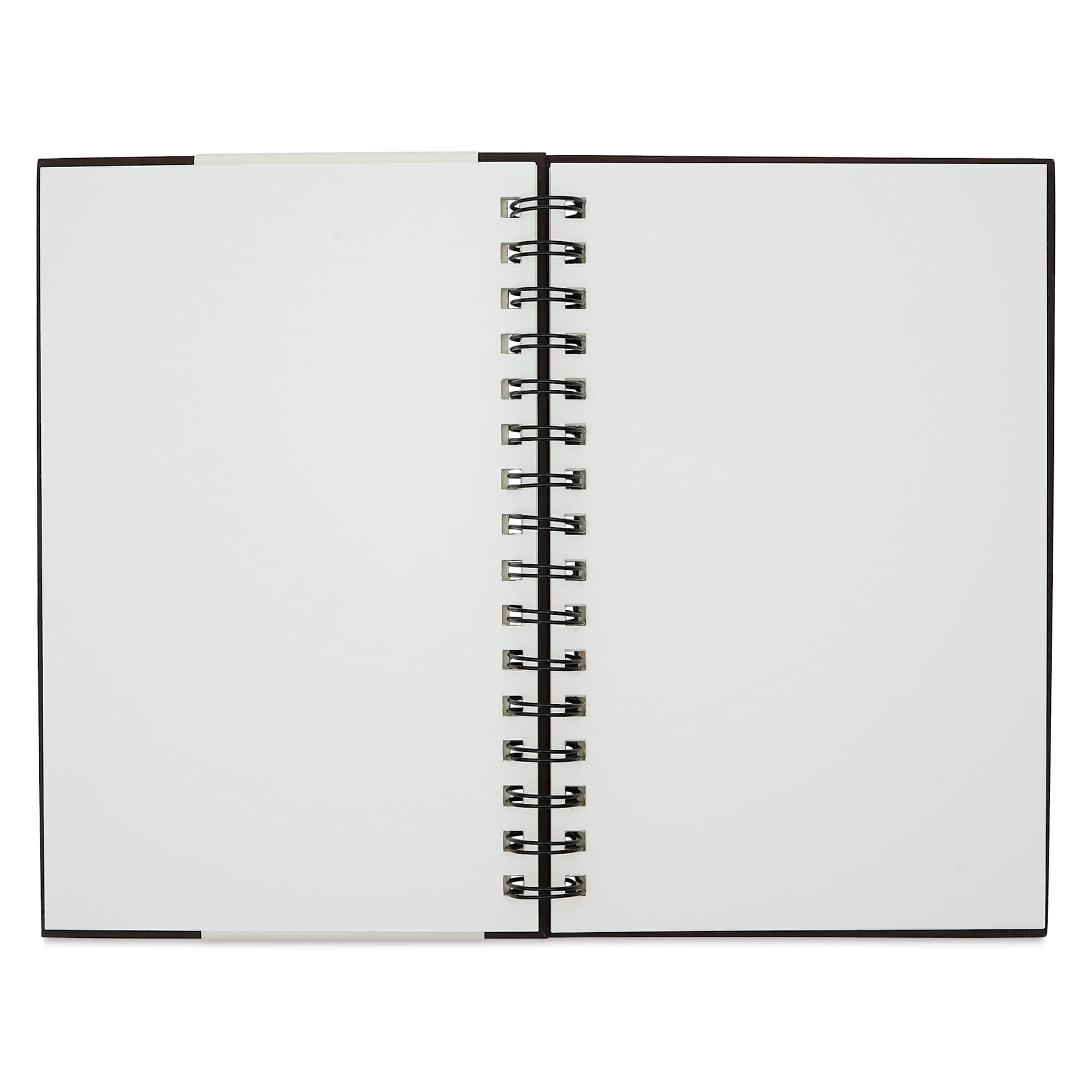 Strathmore 500 Series Mixed Media Hardcover Wirebound Art Book - 5-1/2" x 8-1/2", open