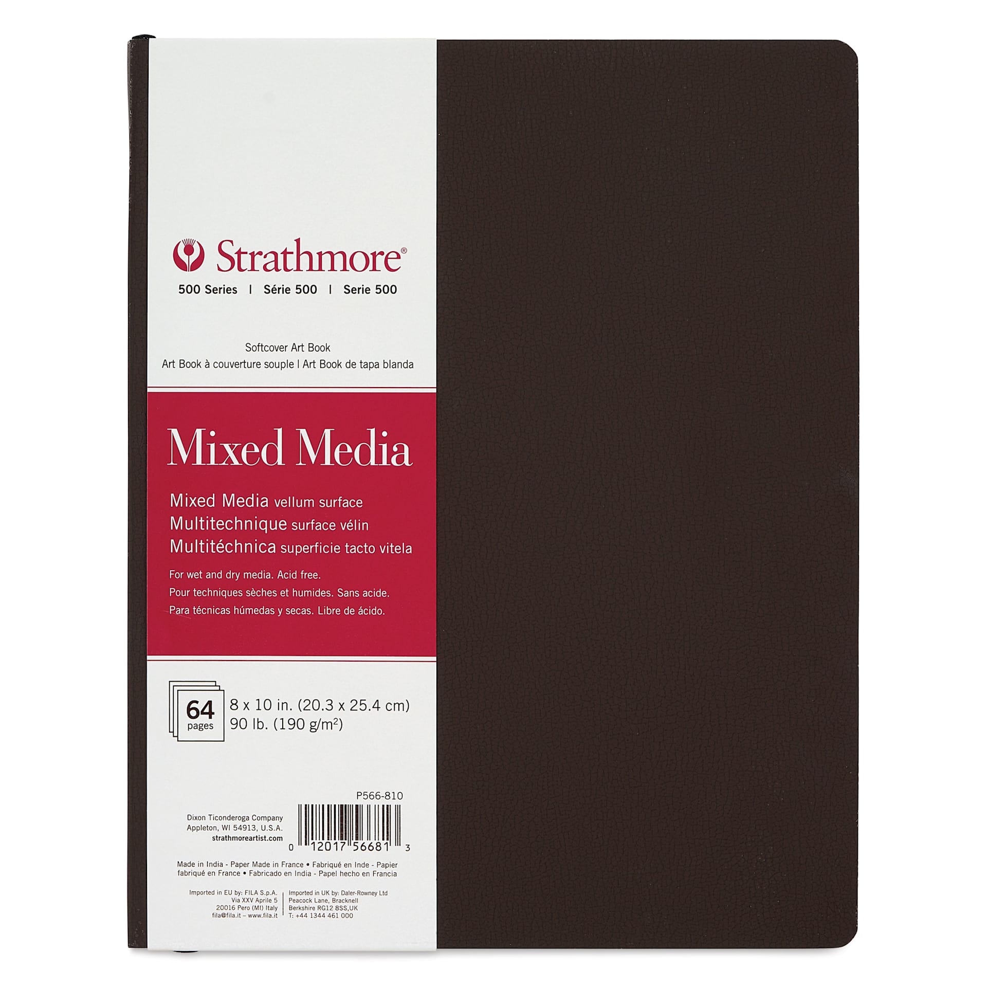 Strathmore 500 Series Mixed Media Softcover Art Book - 8" x 10"