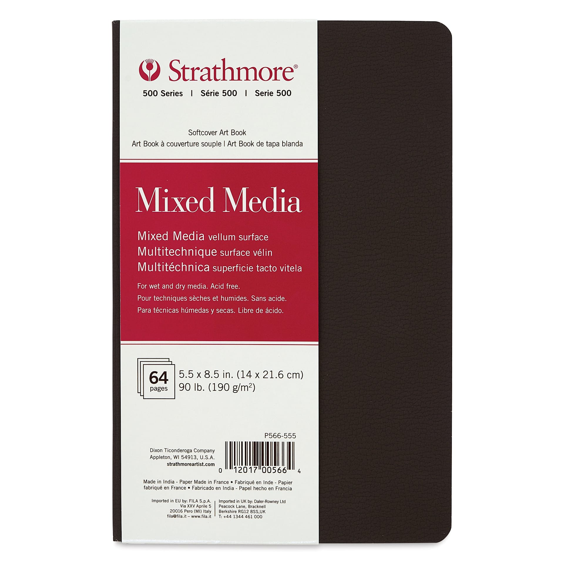 Strathmore 500 Series Mixed Media Softcover Art Book - 5-1/2" x 8-1/2"