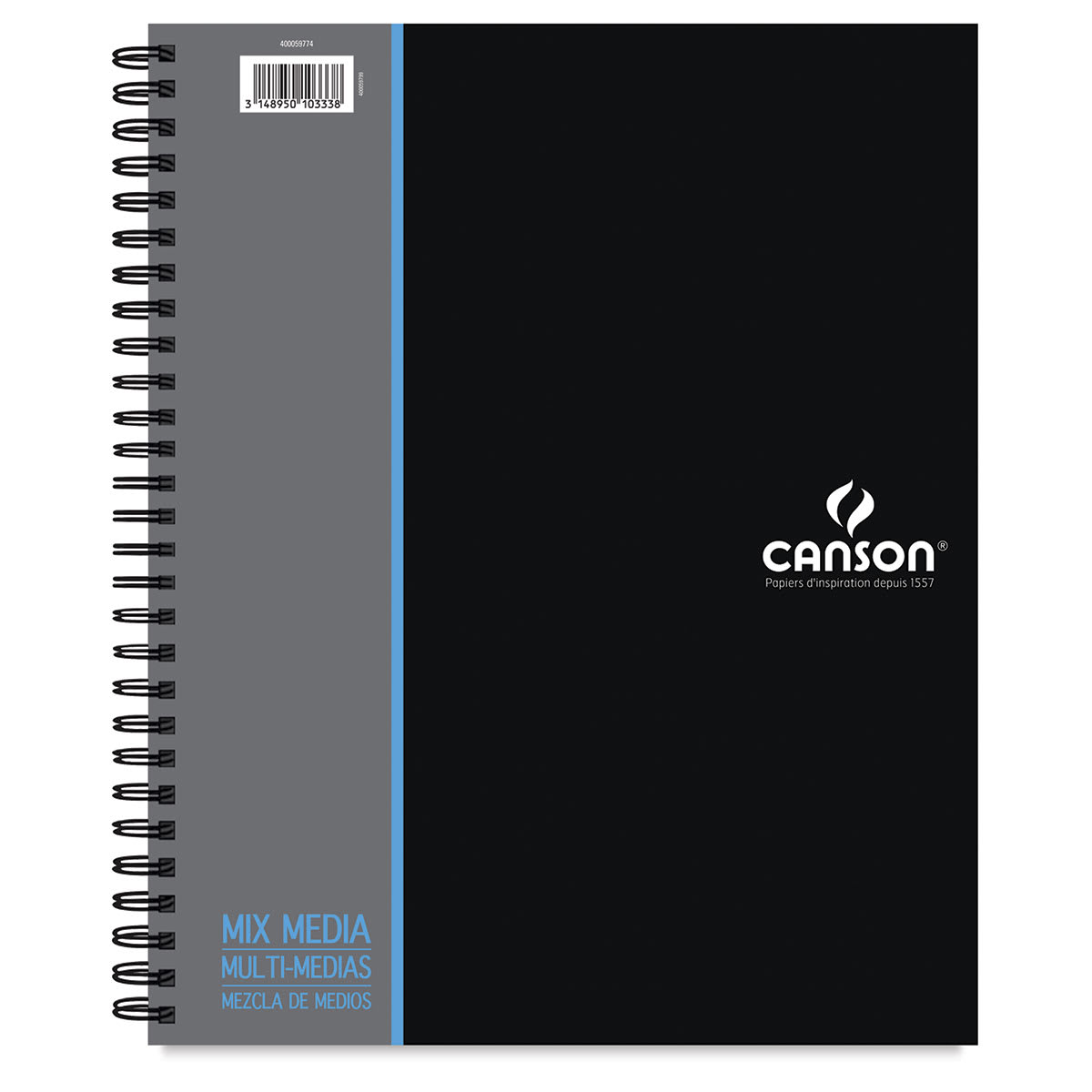 Canson Artist Series Mix Media Book - Front view of book without label