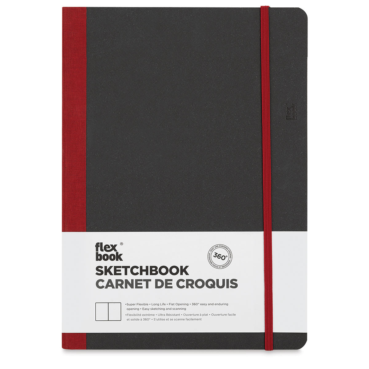 Prat Flex Books - Front of red notebook