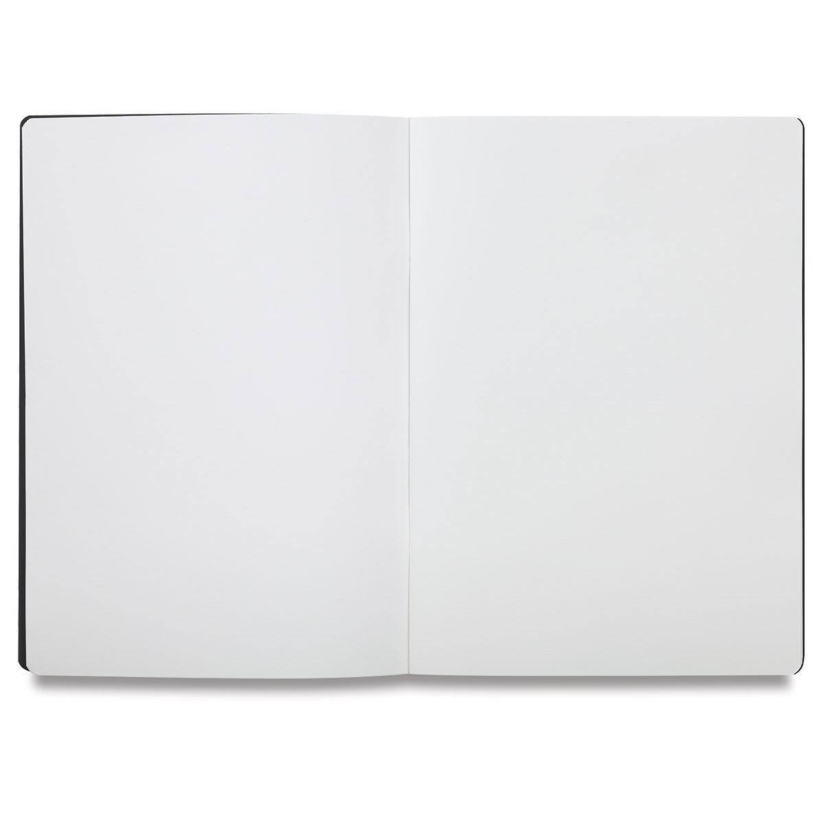 Fabriano Accademia Sketchbook - open spread showing whiteness of blank sheets