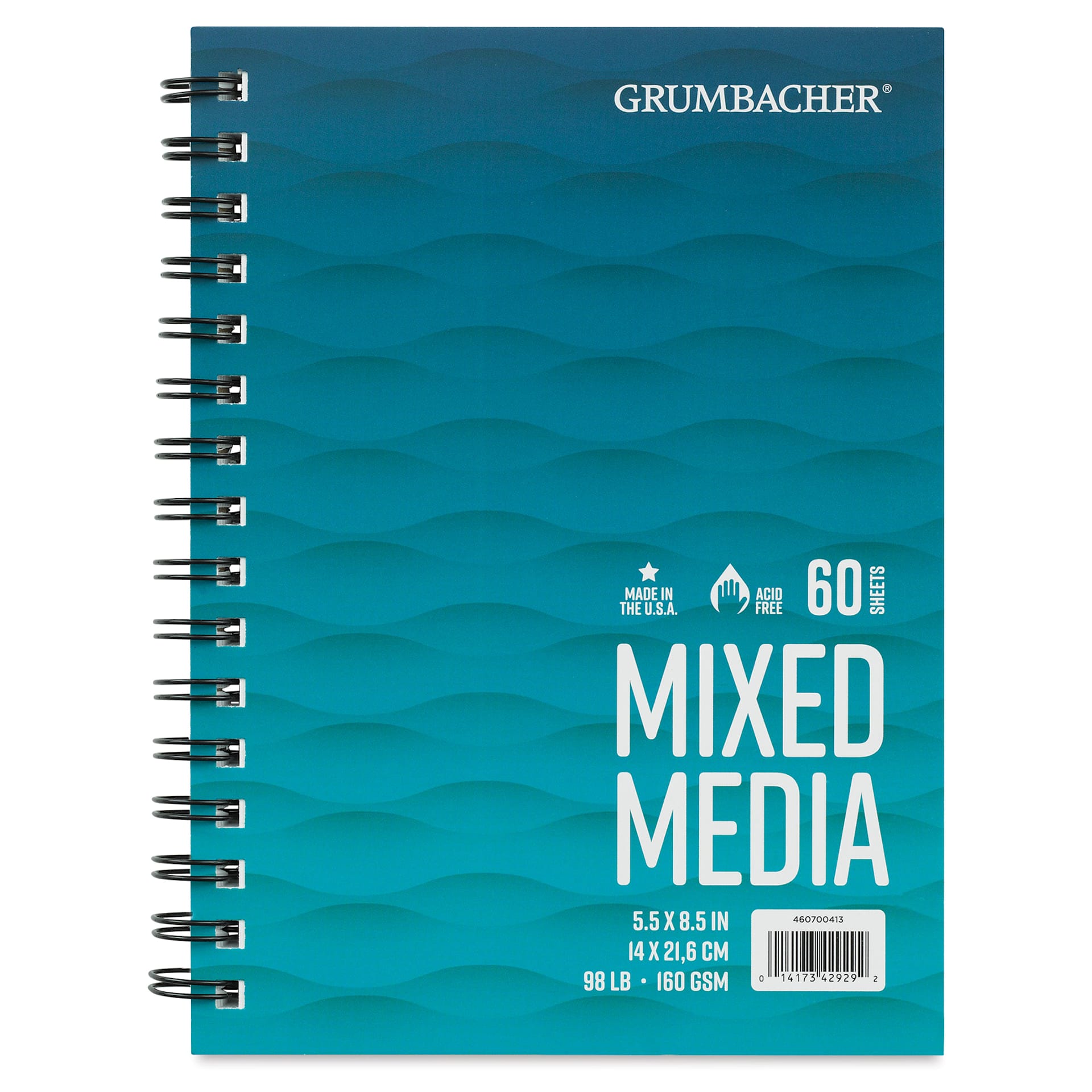 Grumbacher Mixed Media In & Out Pad - 8-1/2" x 5-1/2", 60 sheets (Front cover)