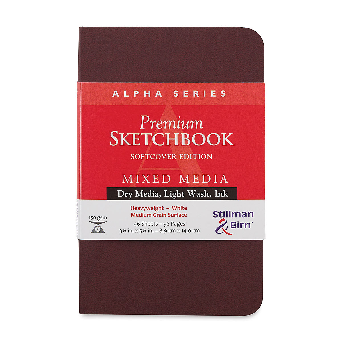 Stillman & Birn Alpha Series Softcover Sketchbook - Front cover of small Portrait Sketchbook 