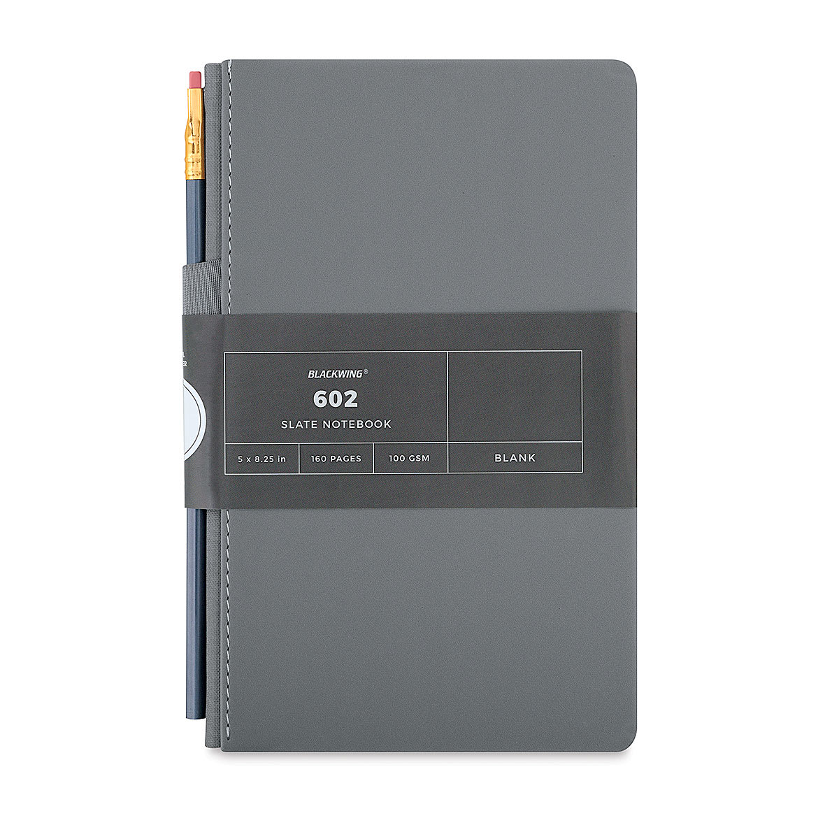  Blackwing 602 Slate Notebook - Blank, 8-1/4" x 5", front cover